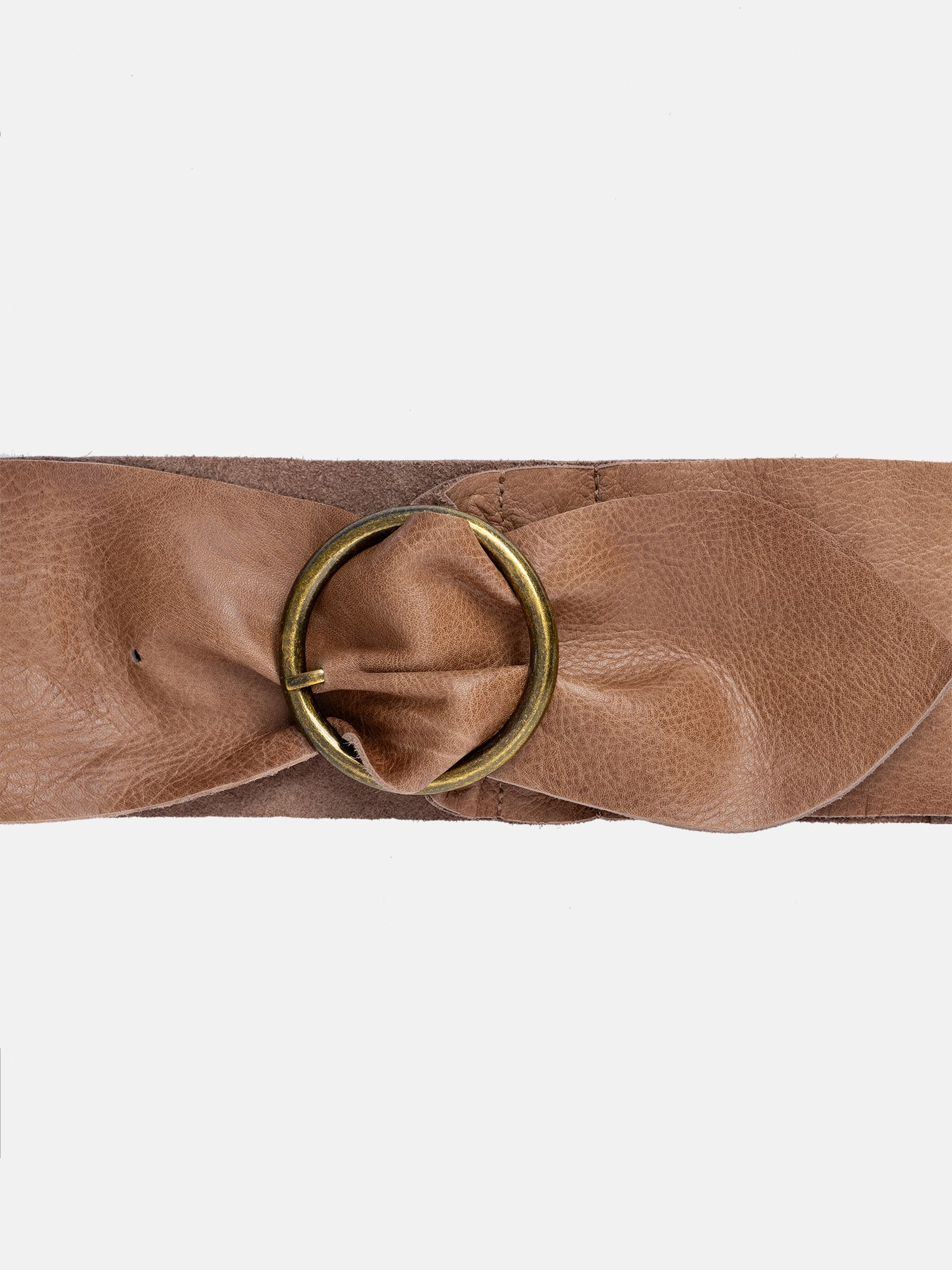 RE:DESIGNED Hila Gürtel Taupe 8cm Ledergürtel
