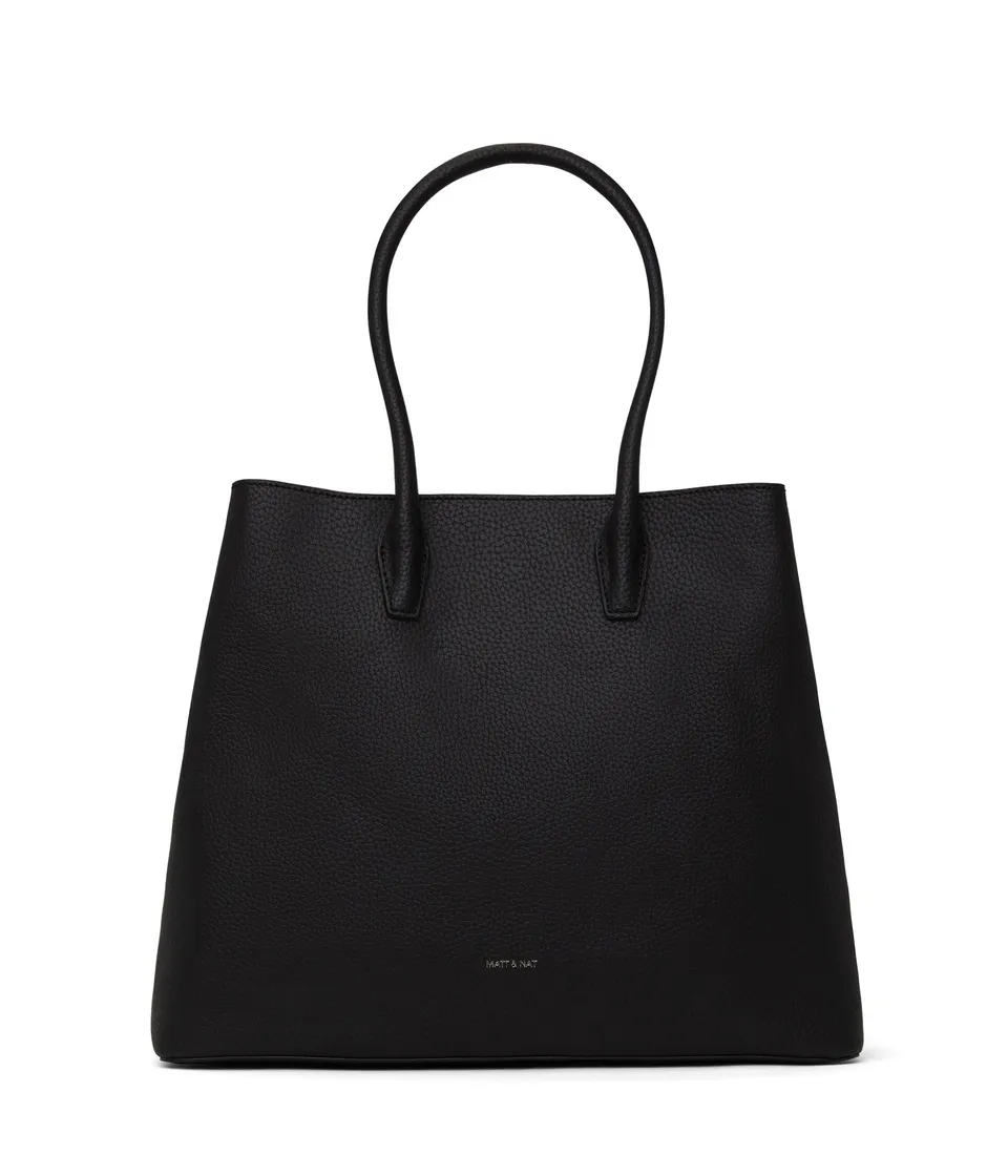 Matt & Nat Purity Krista Handtasche Schwarz groß