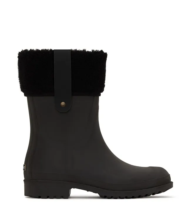 Matt & Nat Maria Regenstiefel Damen Schwarz vegan wasserdicht