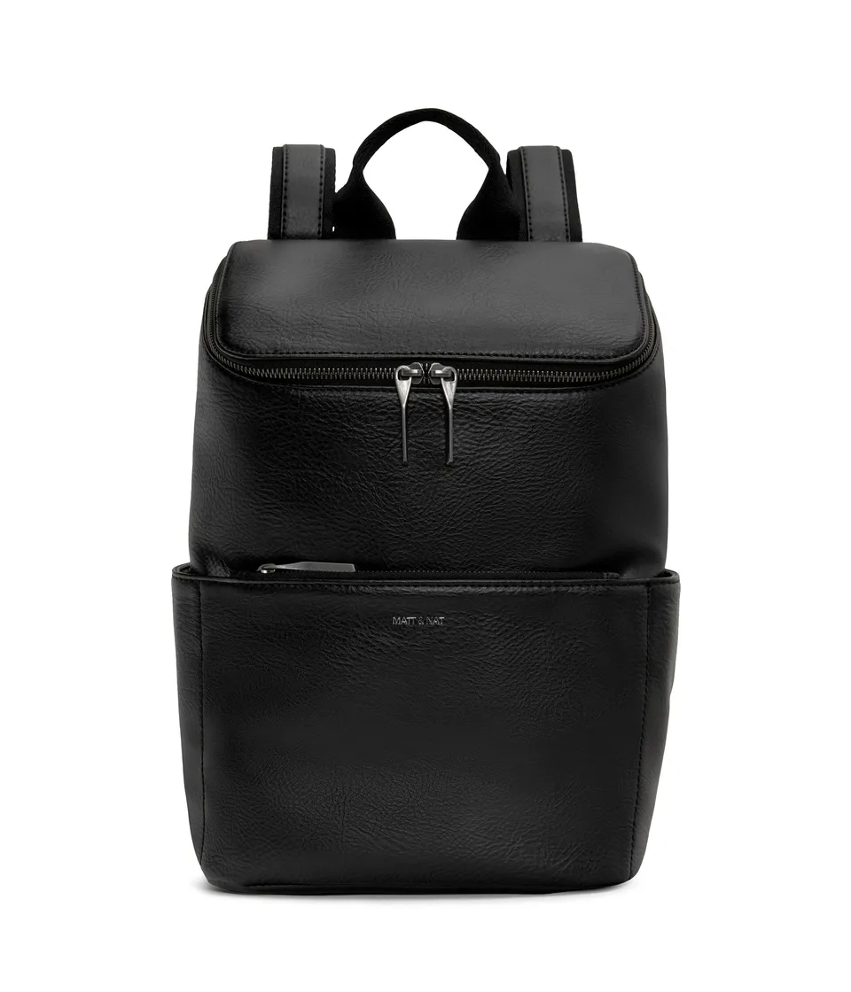 Matt & Nat Brave Rucksack Dwell schwarz 13 Zoll vegan