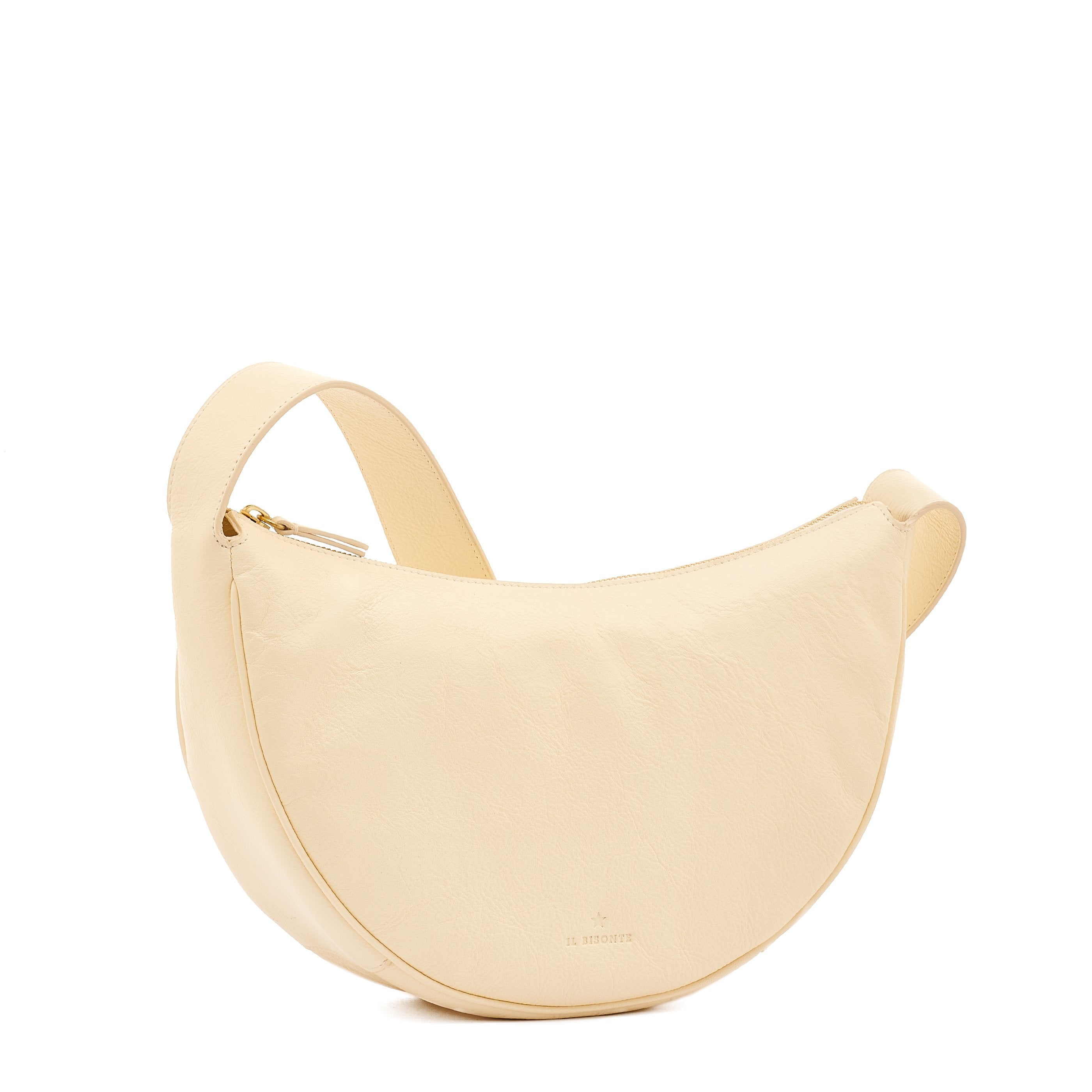 Il Bisonte Oliveta Hobo Leder latte