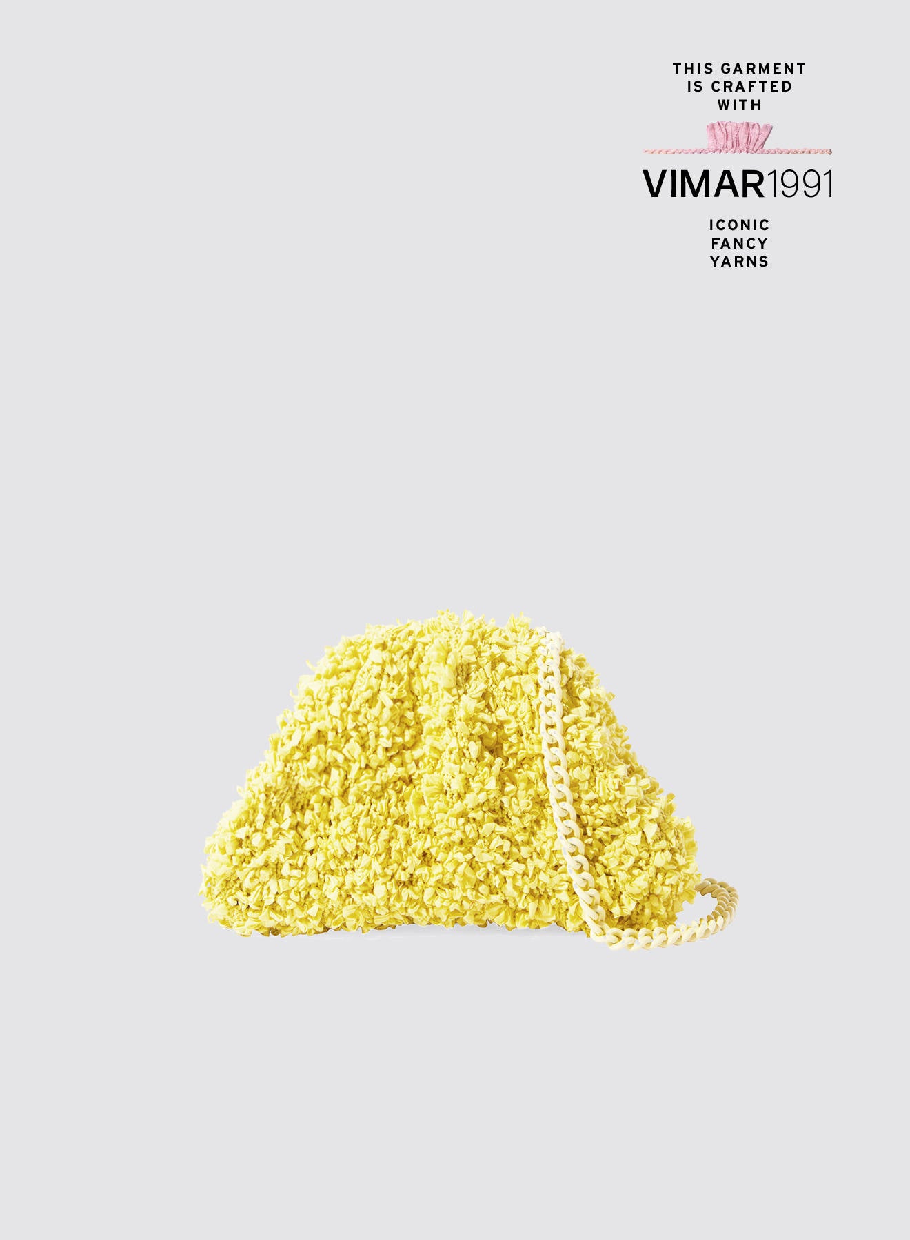 Maria la Rosa Anemone Mini Bag Clutch Mint Häkel-Strick