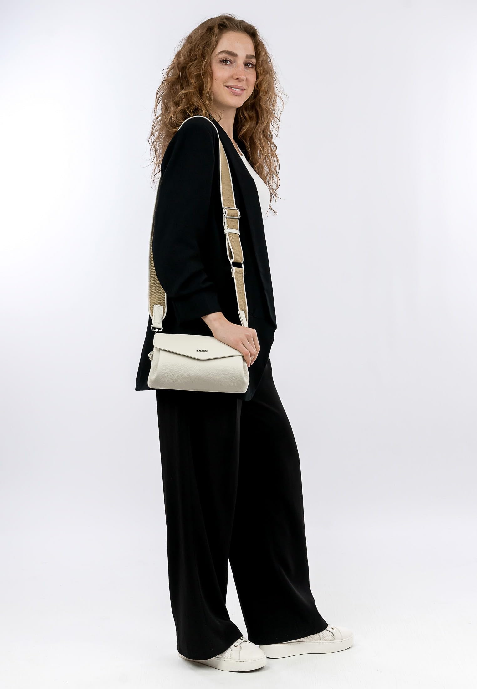 SURI FREY Hanny Crossbody Umhängetasche Beige