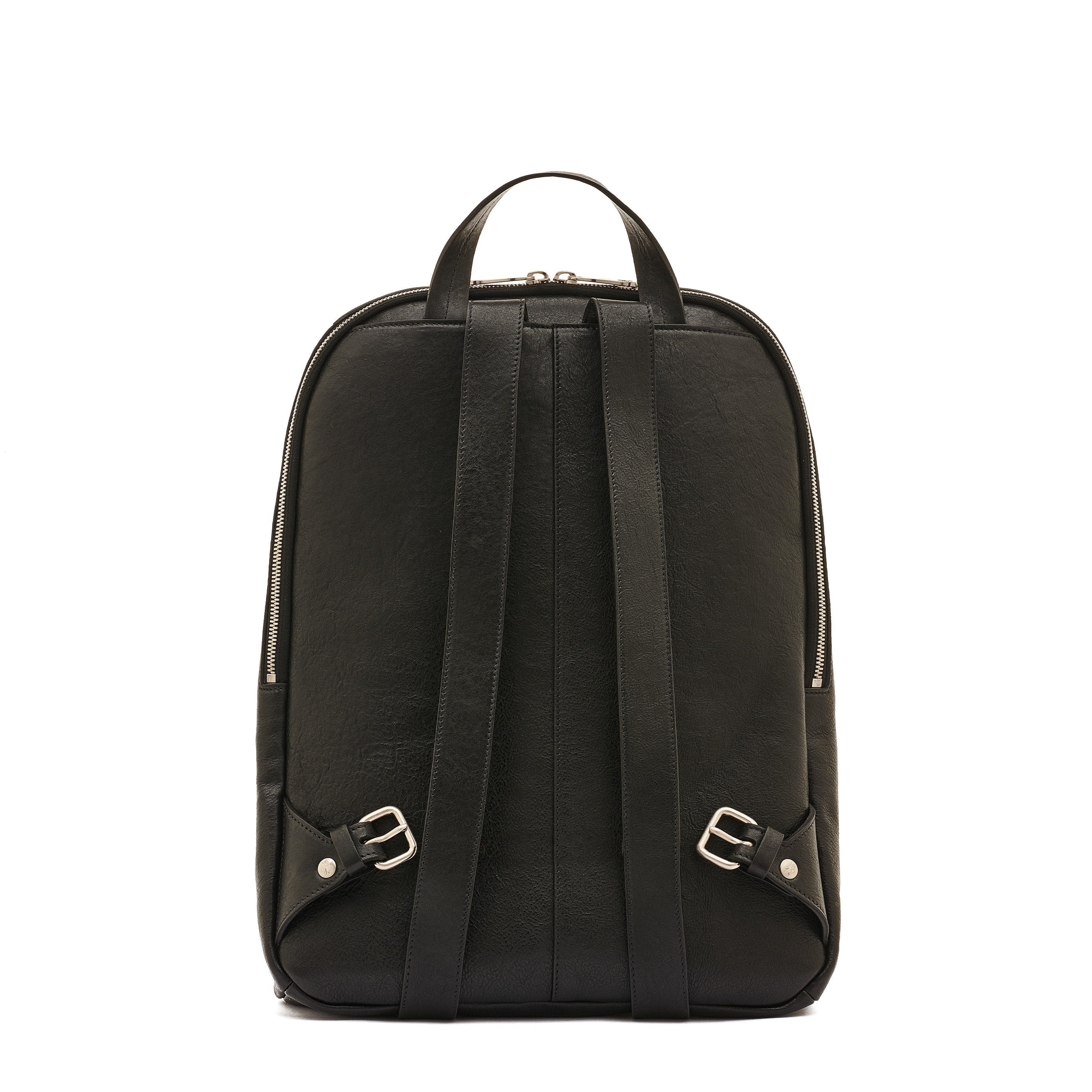 Il Bisonte Duccio Rucksack Vollleder schwarz Herren