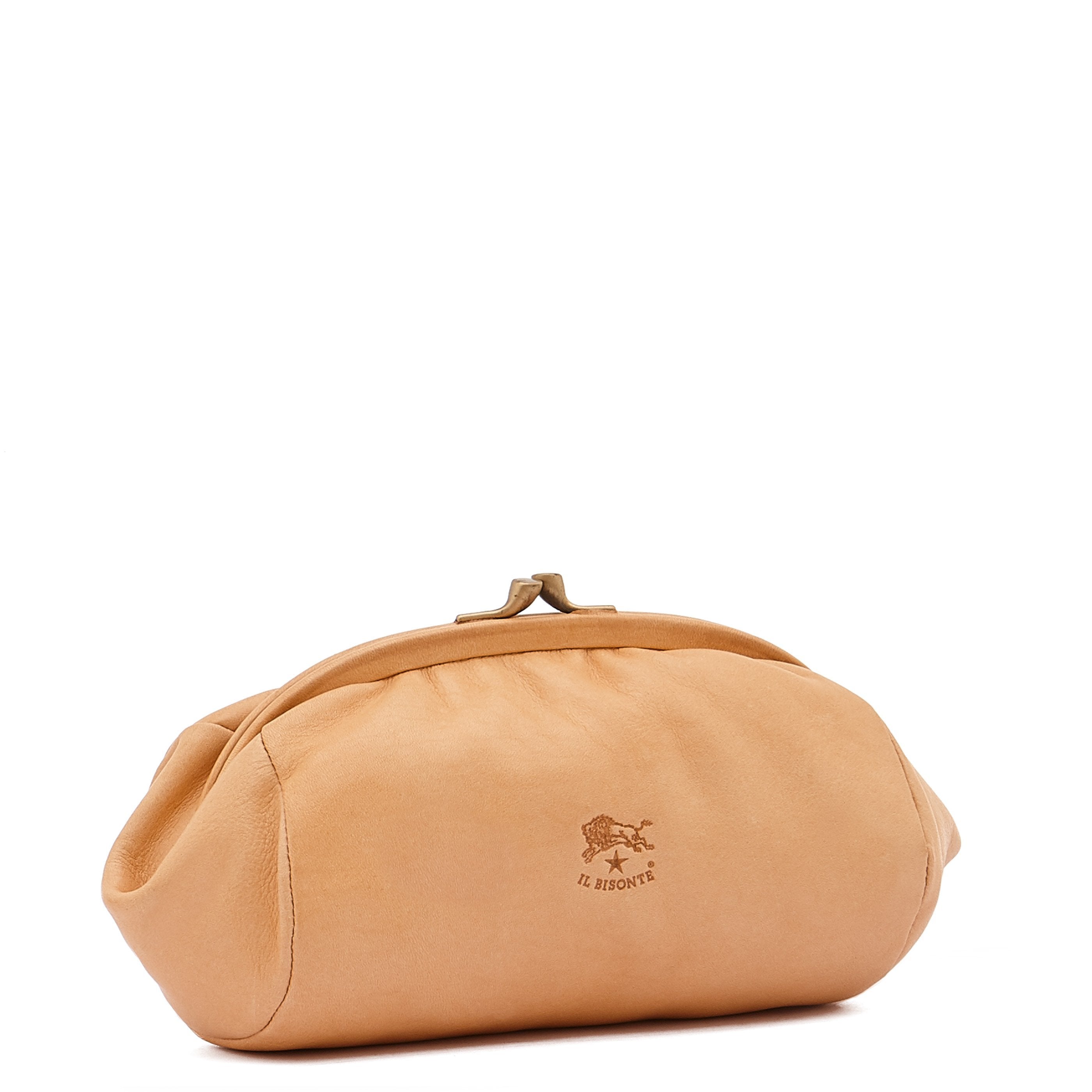 Il Bisonte Beauty-Case Kosmetiktasche natur Vollleder