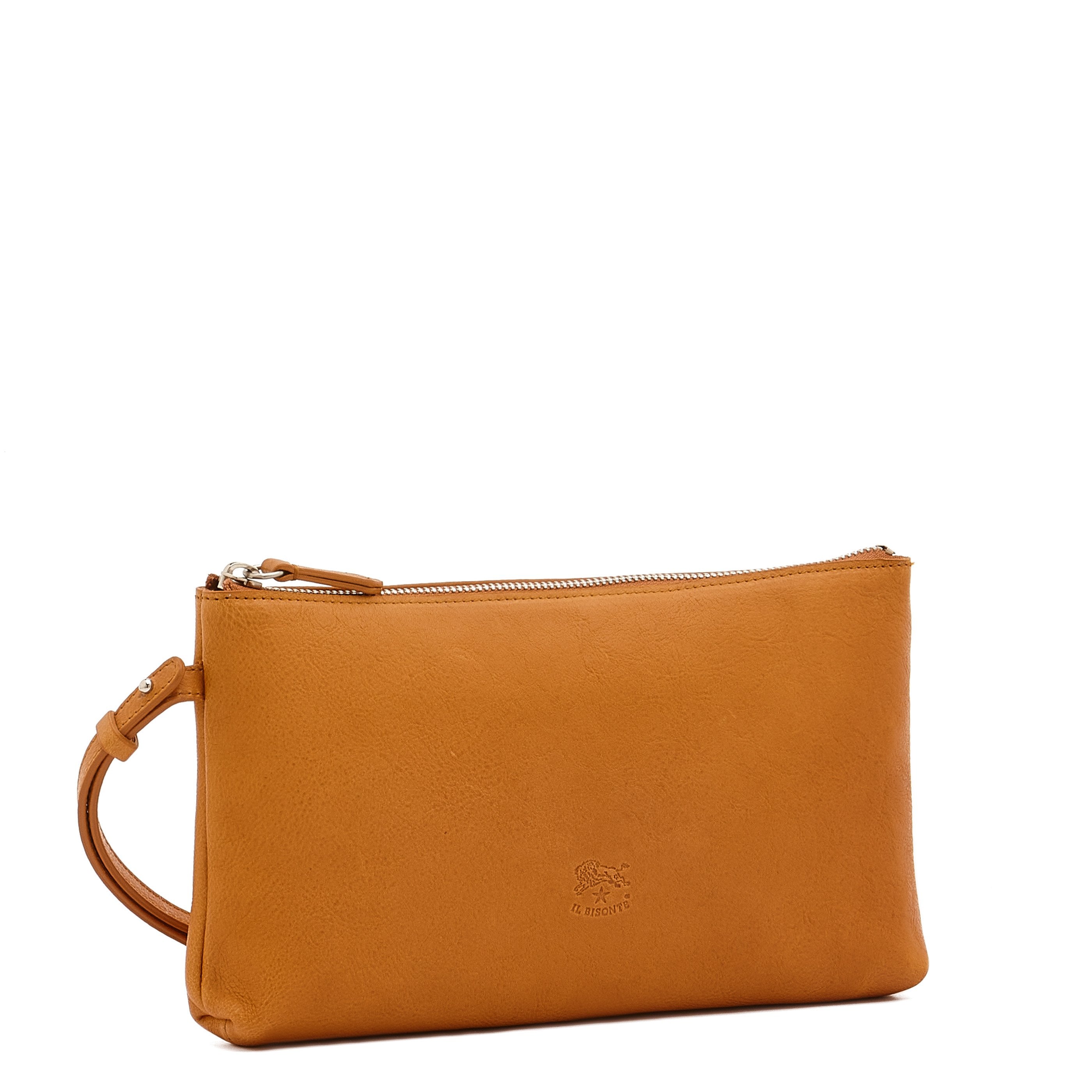 Il Bisonte Oriuolo Pochette Herren natur Vollleder