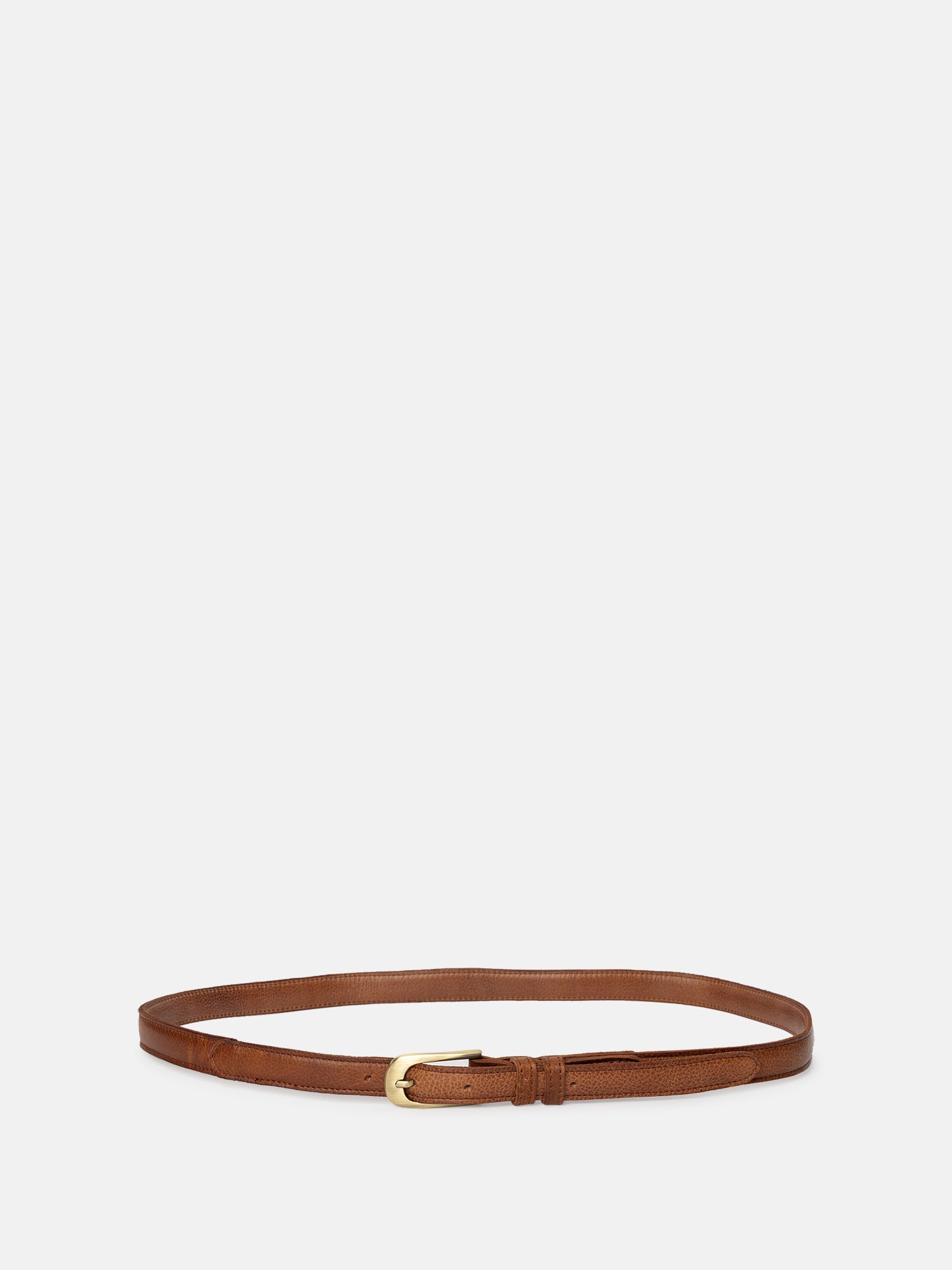 RE:DESIGNED Mona Gürtel Walnut Ledergürtel 2 cm
