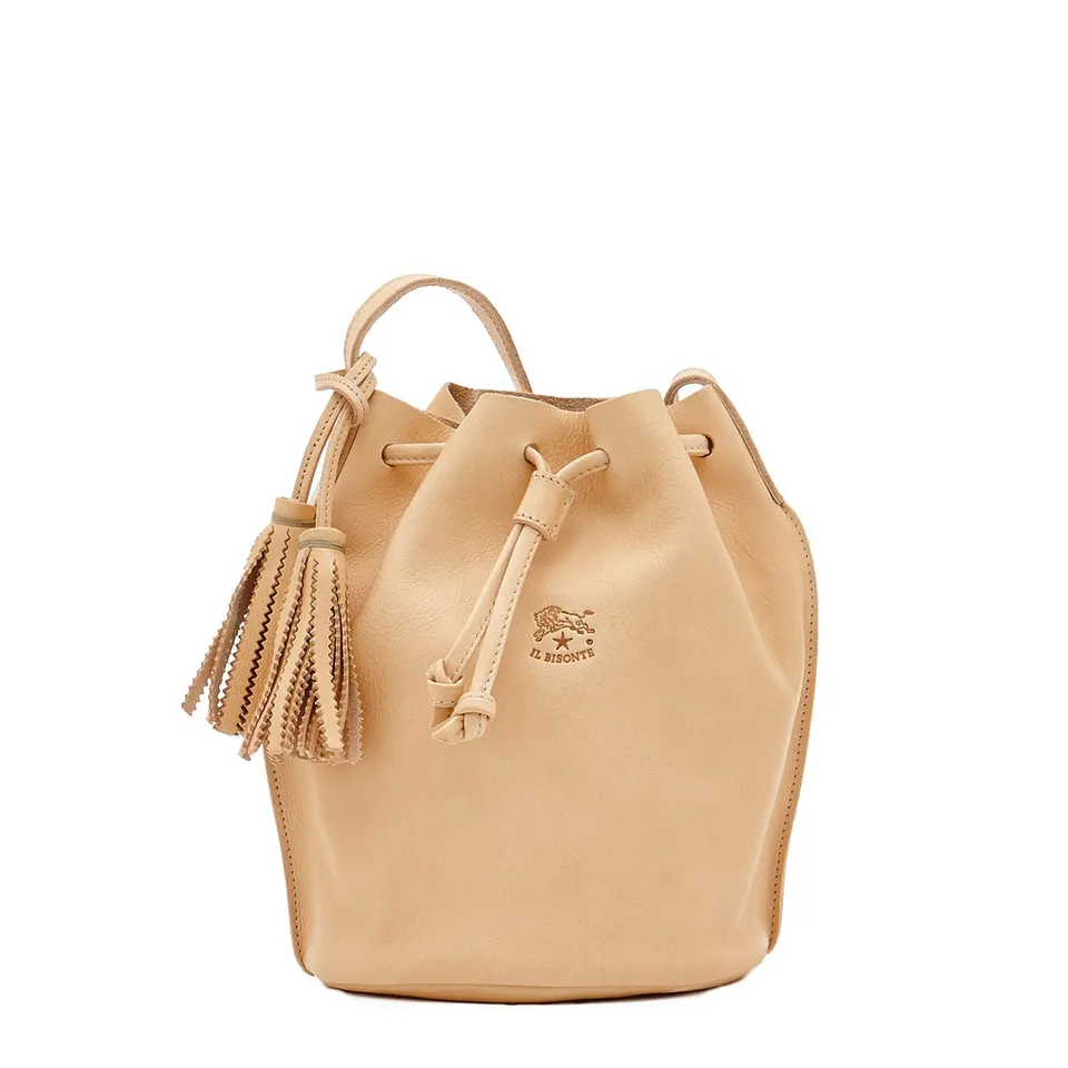 Il Bisonte Silvia Beuteltasche Vollleder Natur