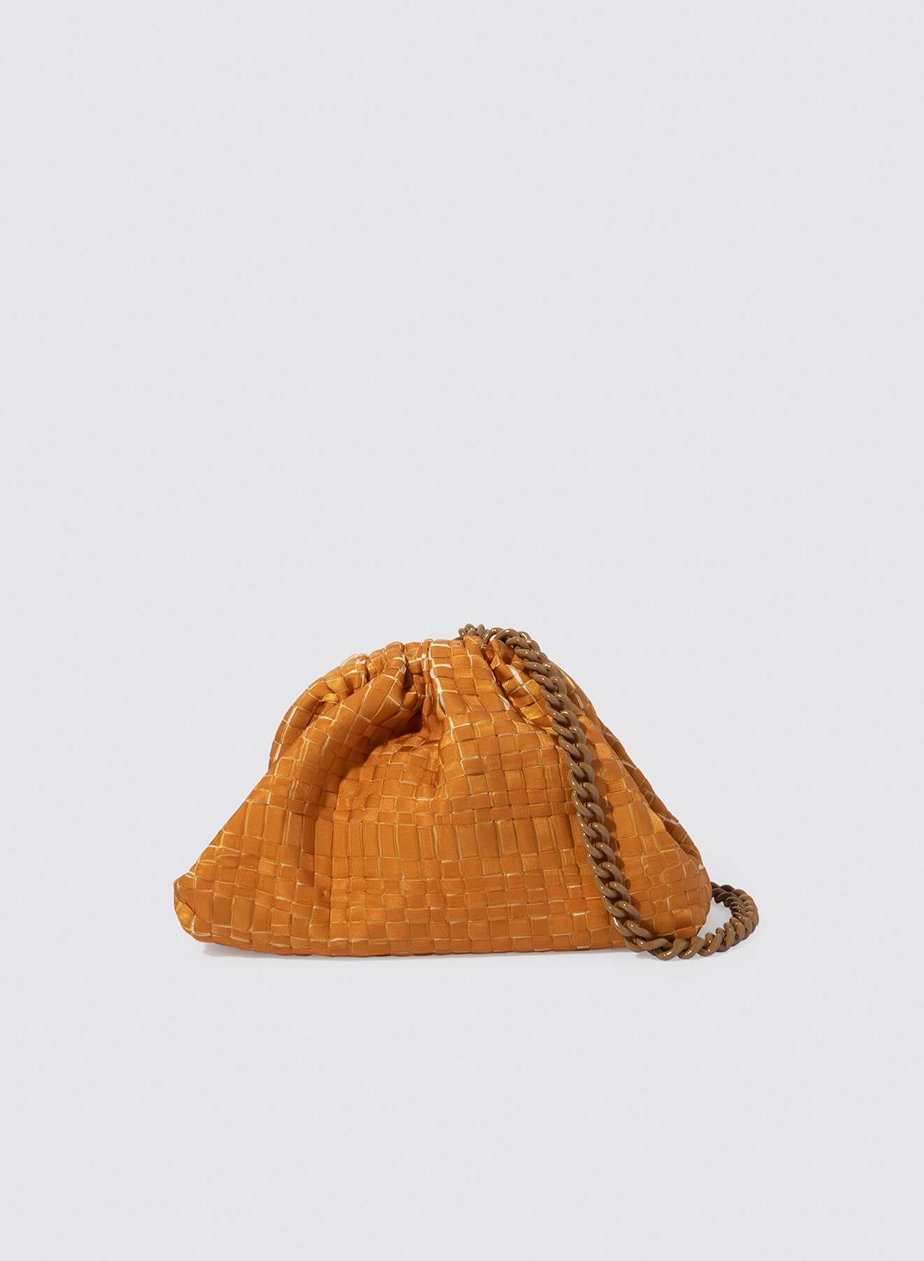 Maria la Rosa Plumage Mini Bag Clutch Malva Band