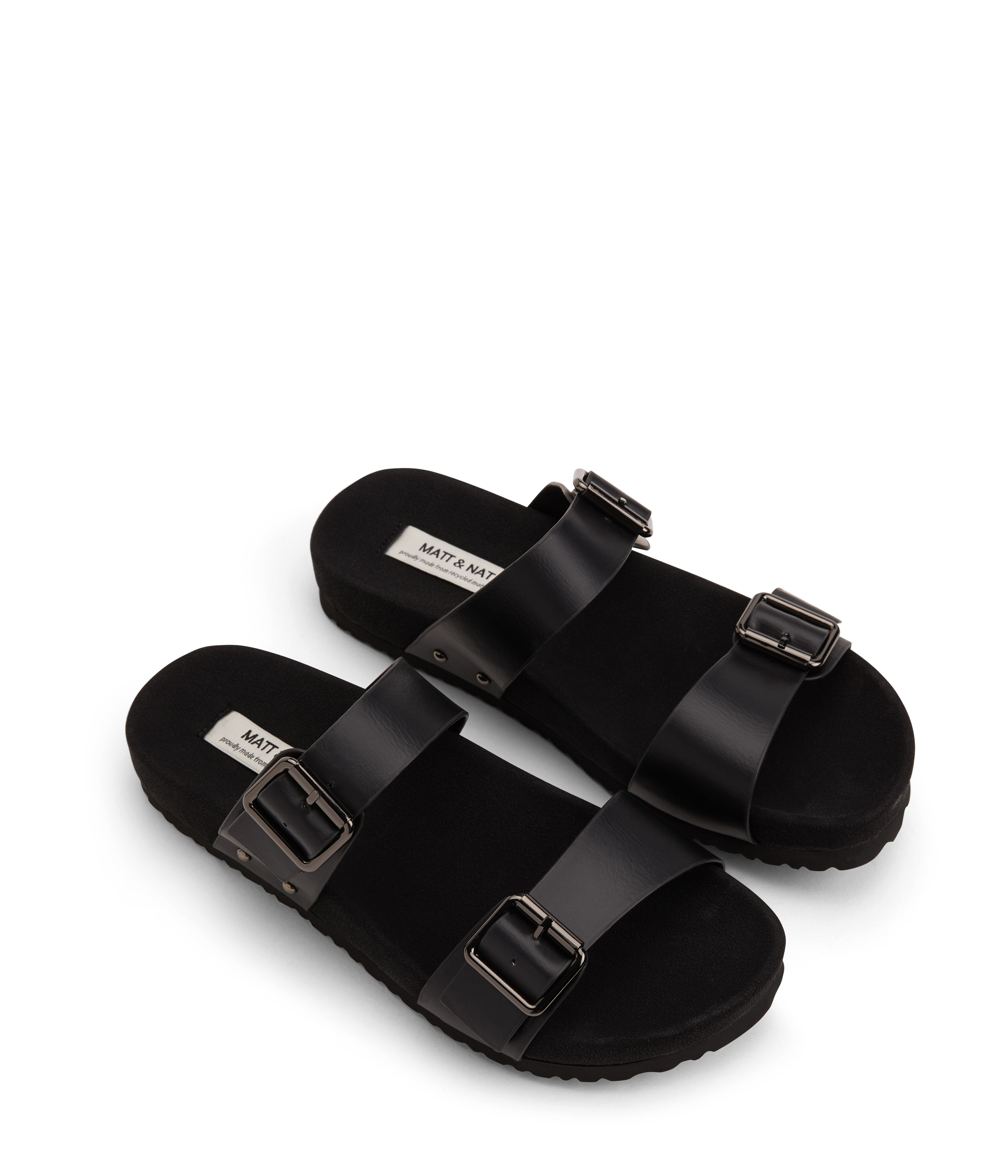 Matt & Nat Ibaka Sandalen Schwarz vegan