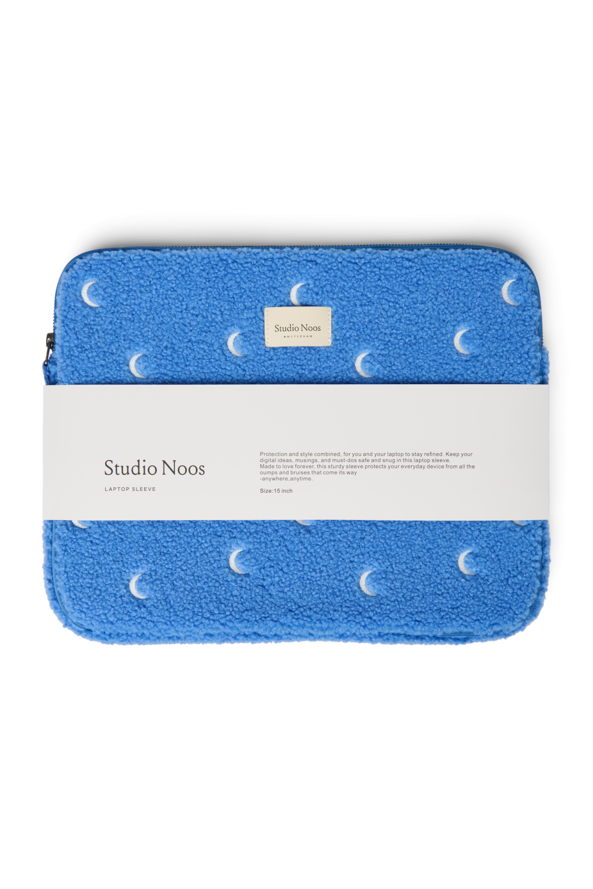 Studio Noos Teddy Laptoptasche 15 Zoll Hellblau Moon