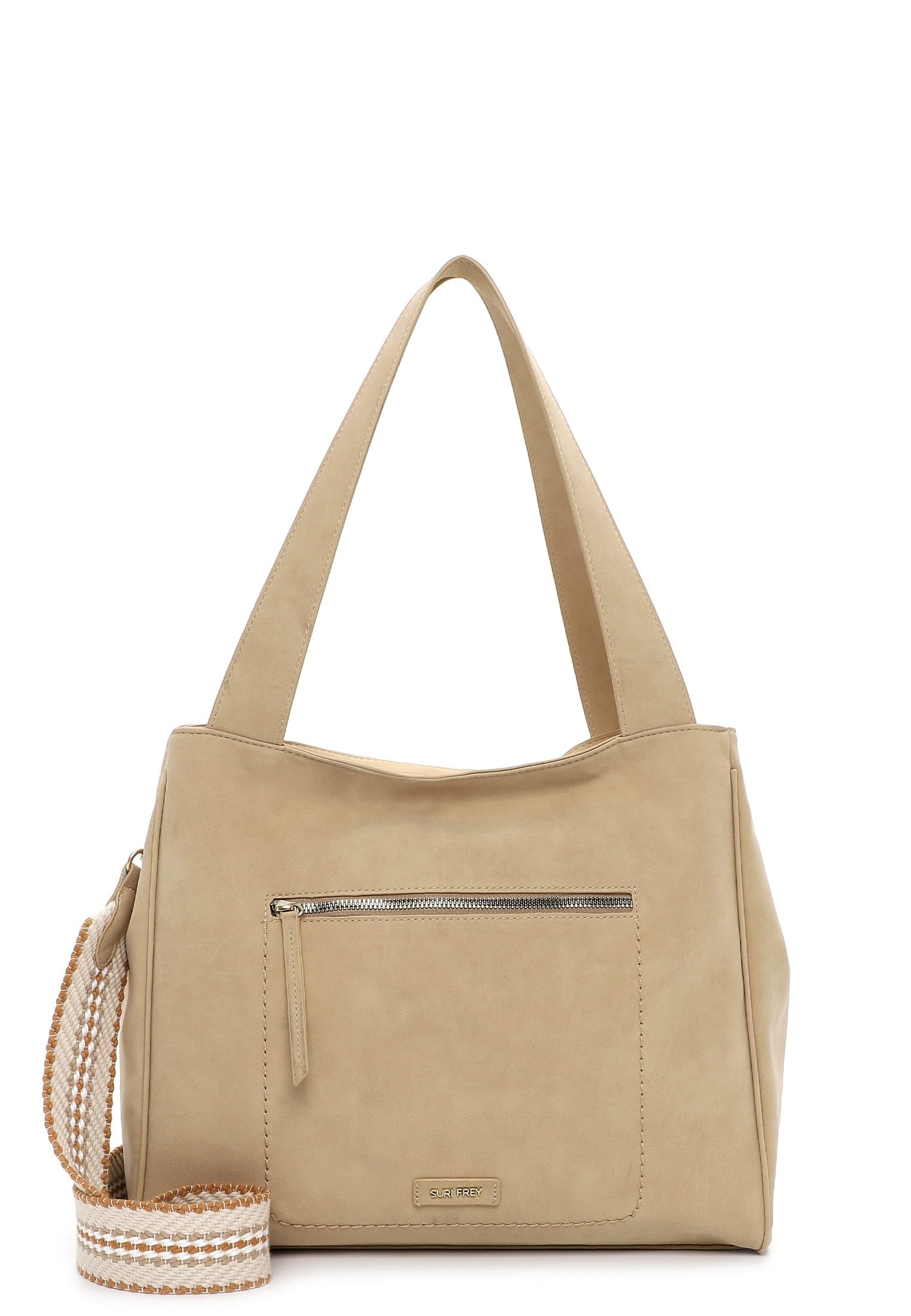 SURI FREY Christy 16974 Shopper Sahara Velour-Optik
