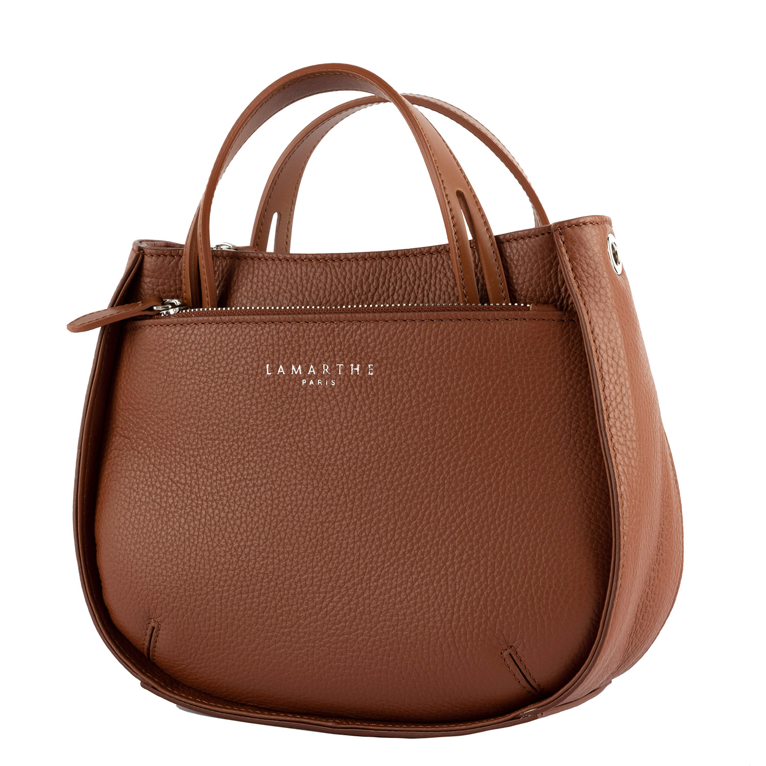 Lamarthe Fidèle Umhängetasche S Cognac Vollleder