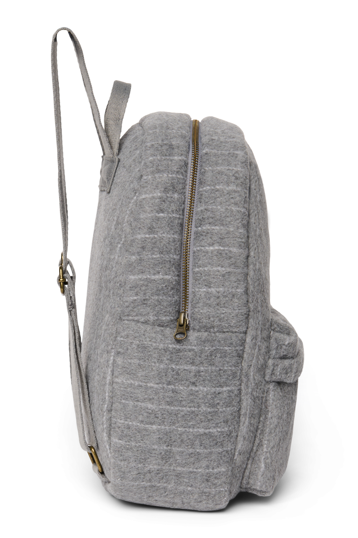 Studio Noos Flannel Chalkstripe Midi Rucksack Hellgrau