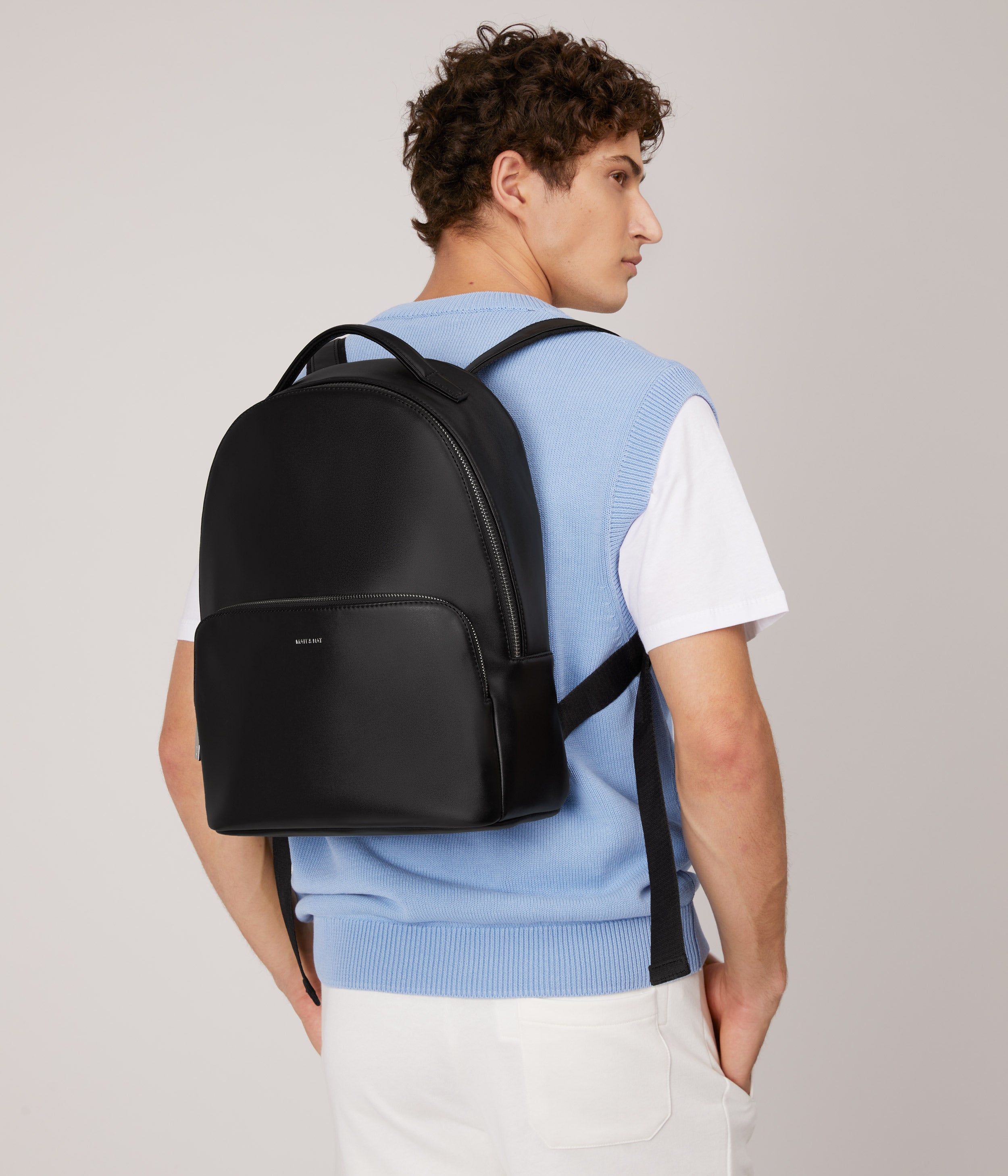 Matt & Nat Caro Loom Rucksack Schwarz 13 Zoll