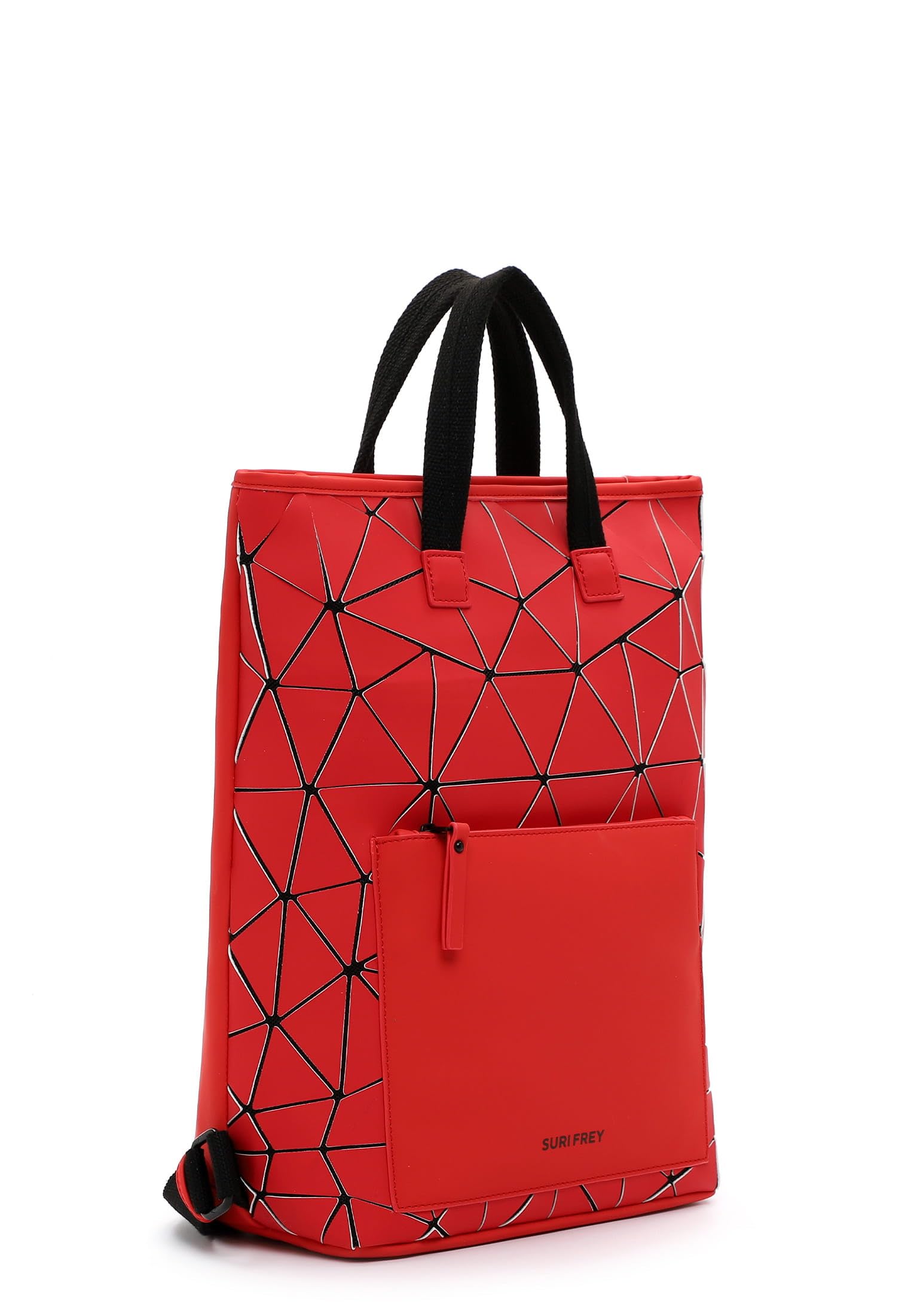 SURI FREY Jessy-Lu City Rucksack hellrot 3D-Optik