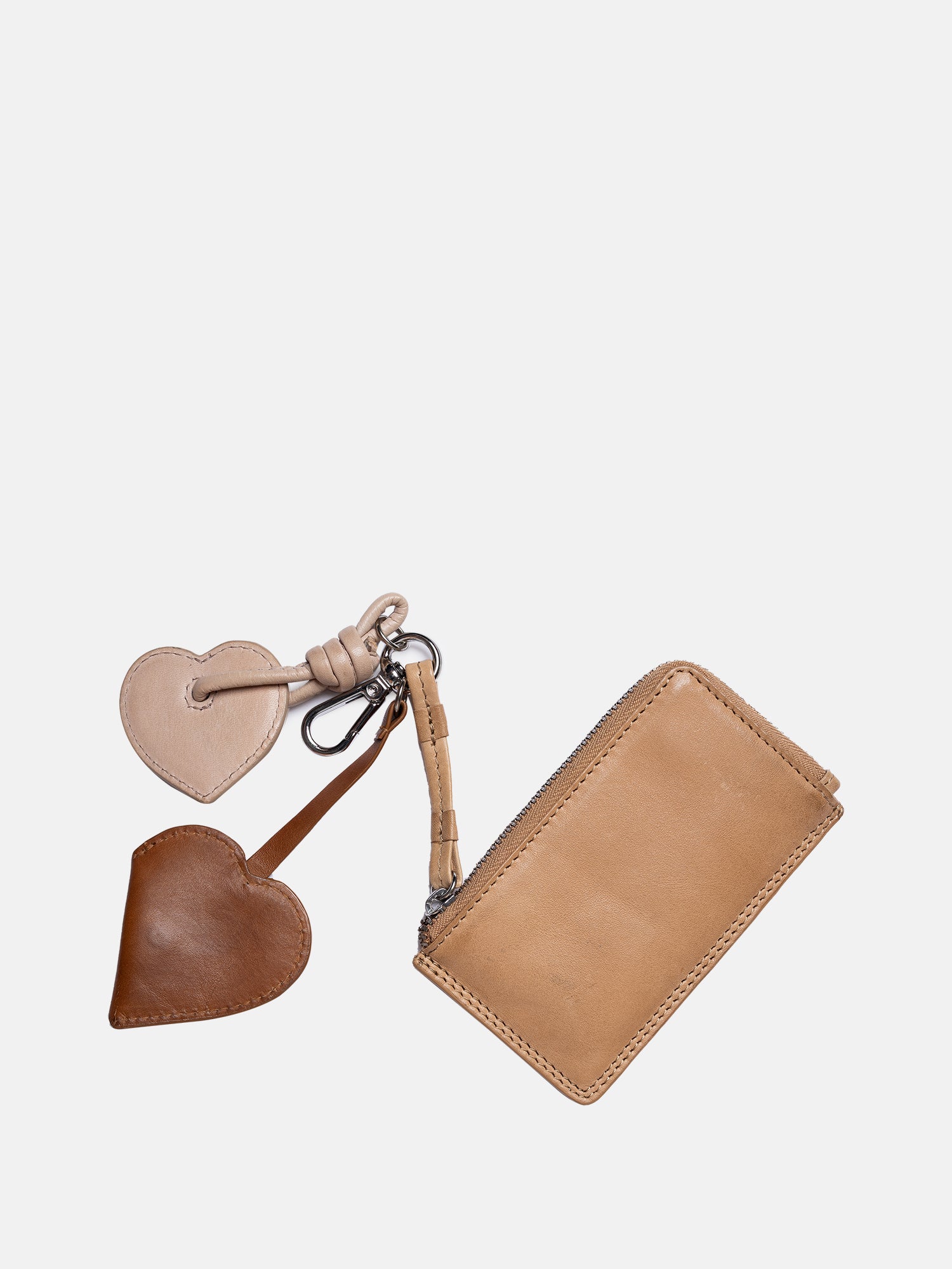 RE:DESIGNED Nassel Schlüsselanhänger Camel Leder