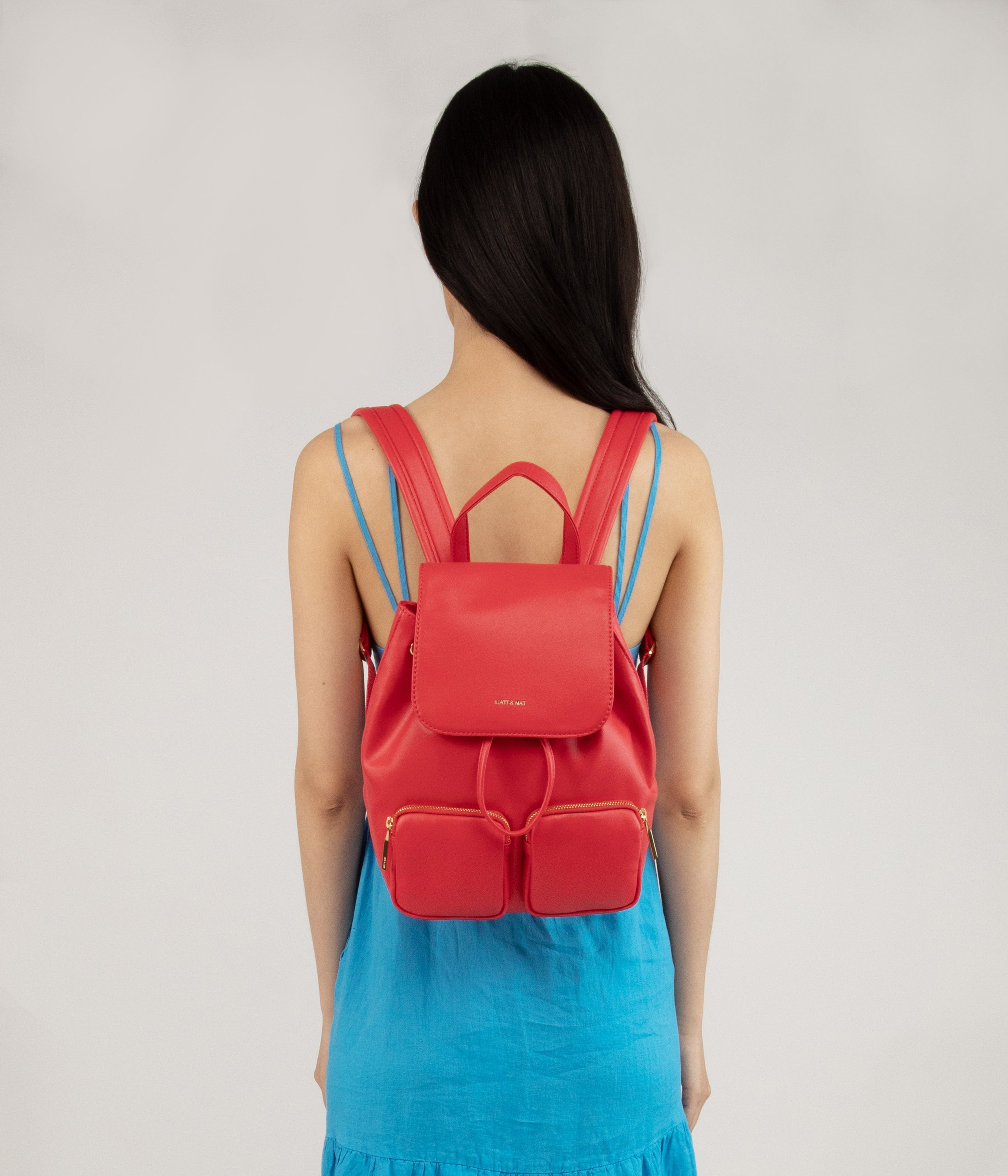 Matt & Nat Tatum Rucksack Schwarz recycelt