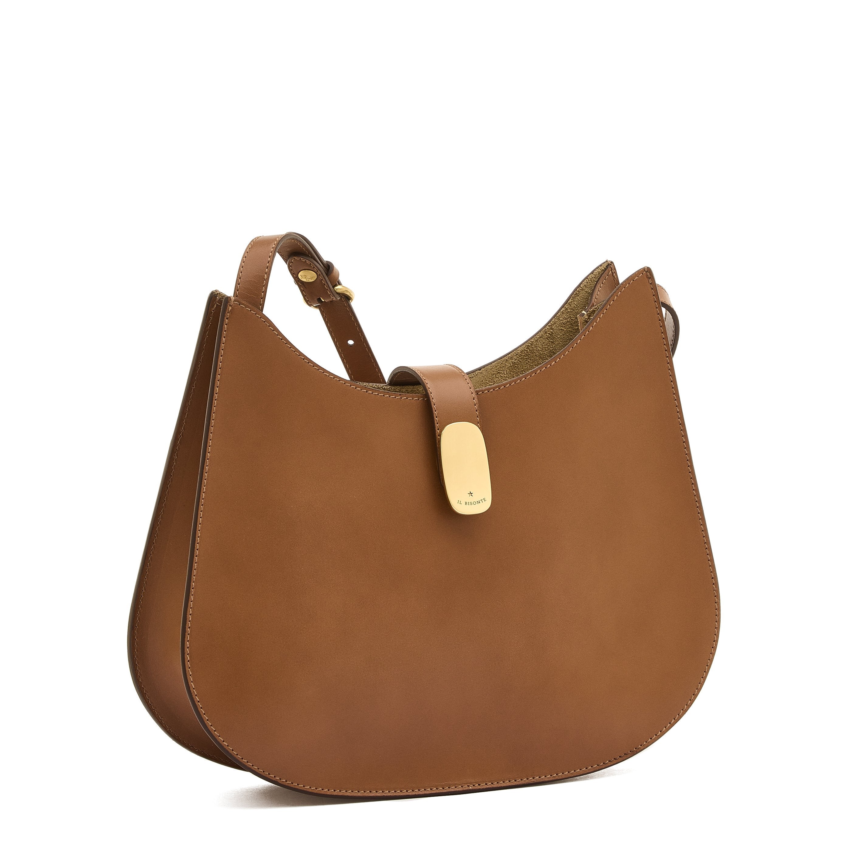 Il Bisonte Atelier Hobo Handtasche Leder schoko