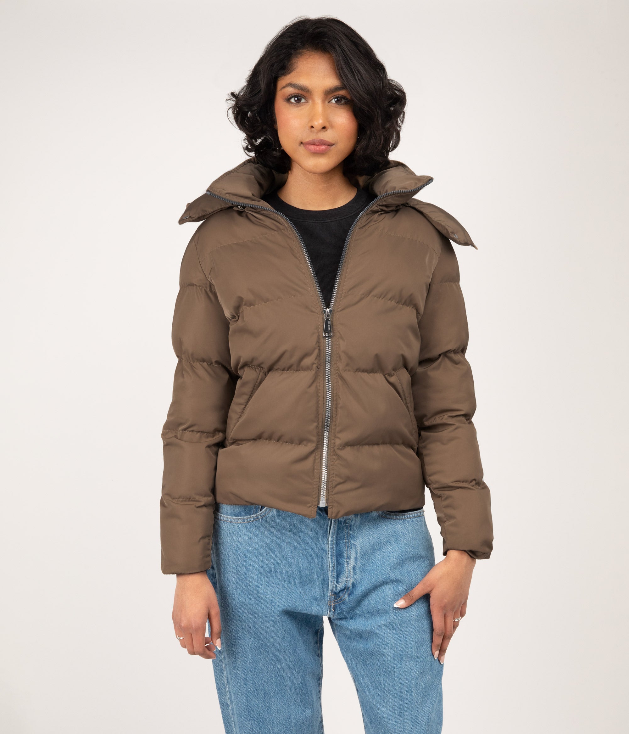 Matt & Nat Linz Steppjacke Schwarz recycelt