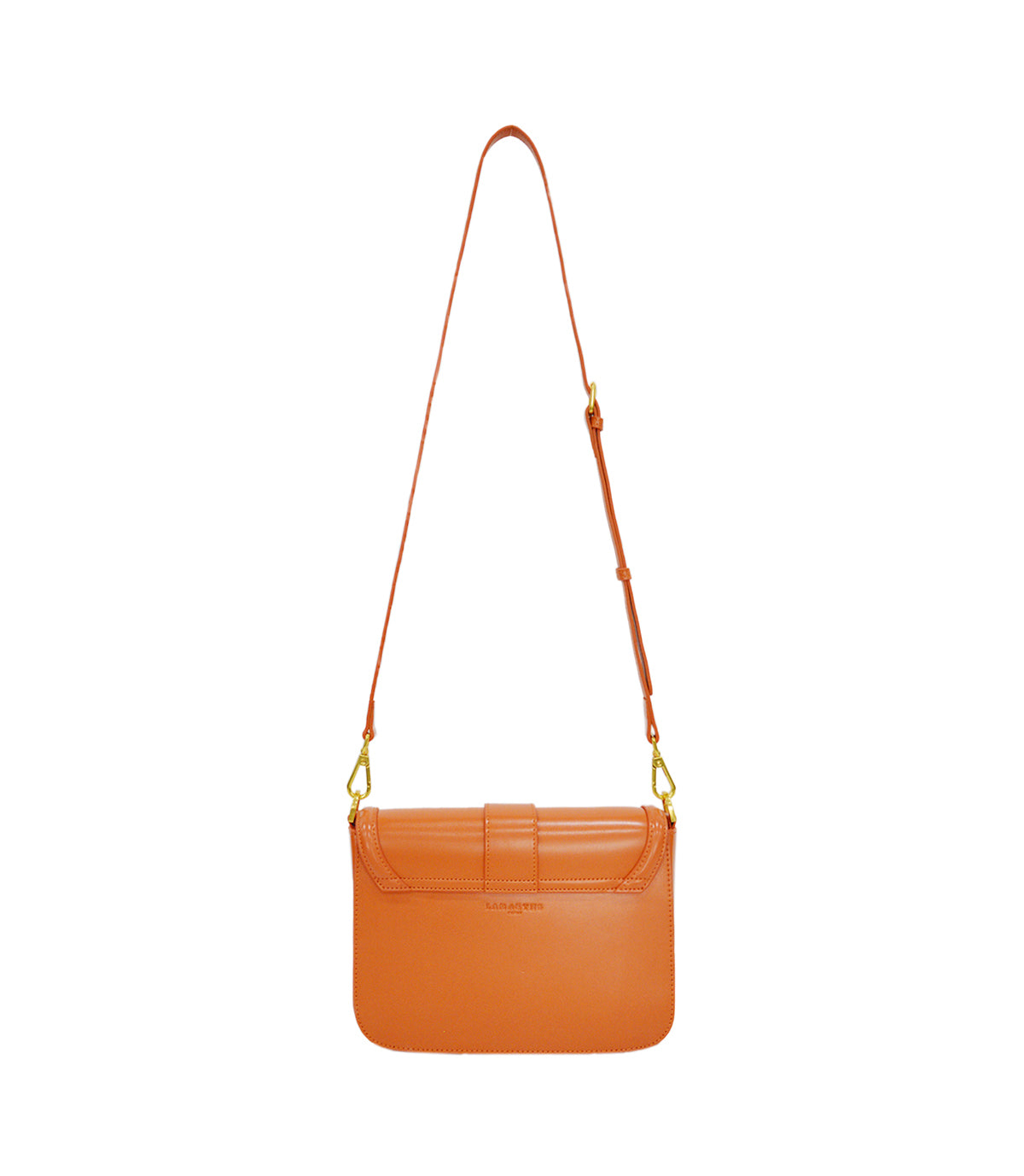 Lamarthe Bella Schultertasche Orange Spaltleder