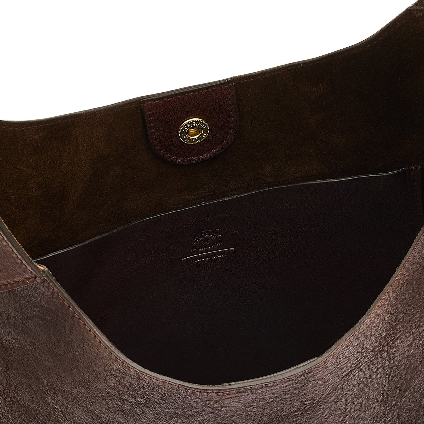 Il Bisonte Le Laudi Schultertasche Caffè Vollleder