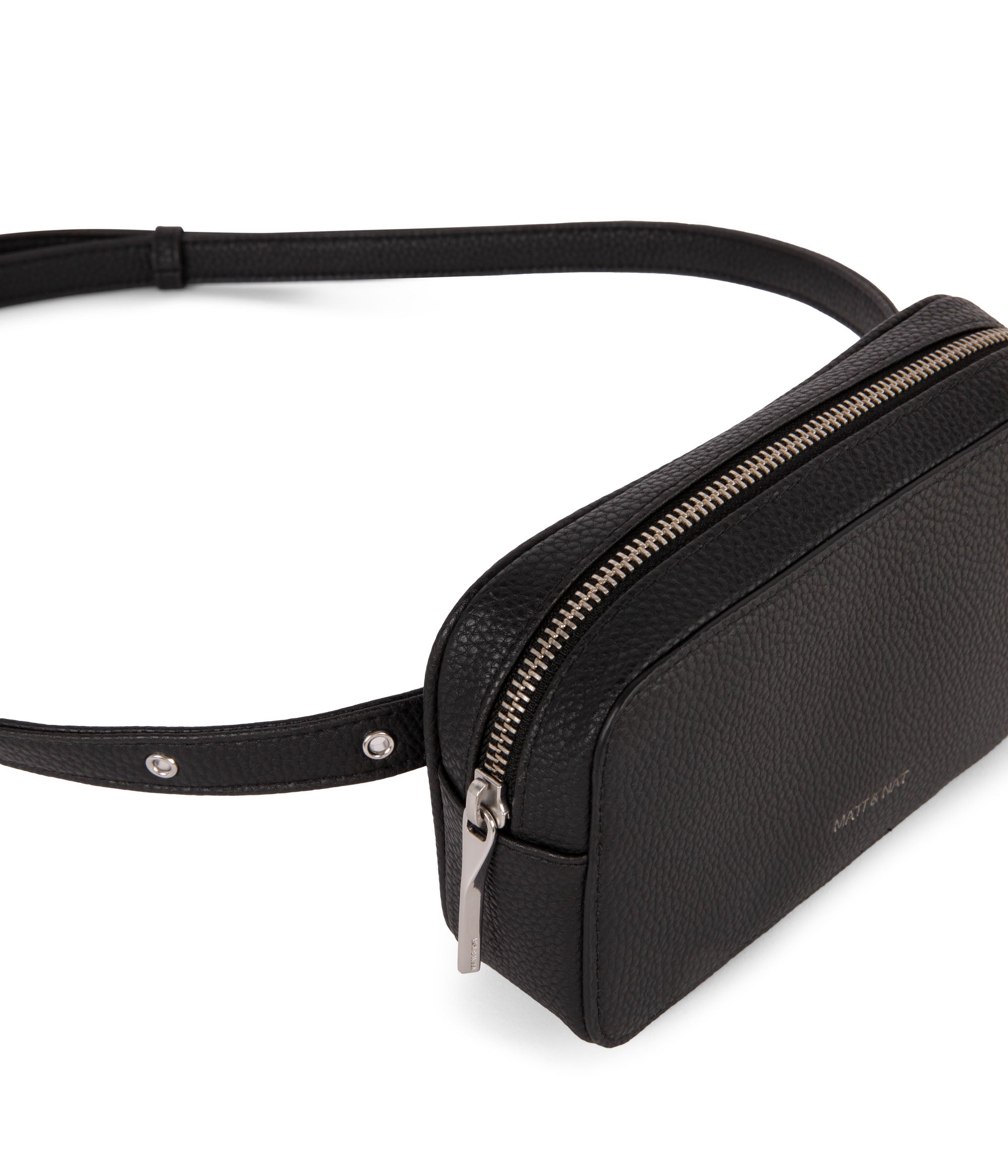 Matt & Nat LARRA Grain Gürteltasche Schwarz vegan