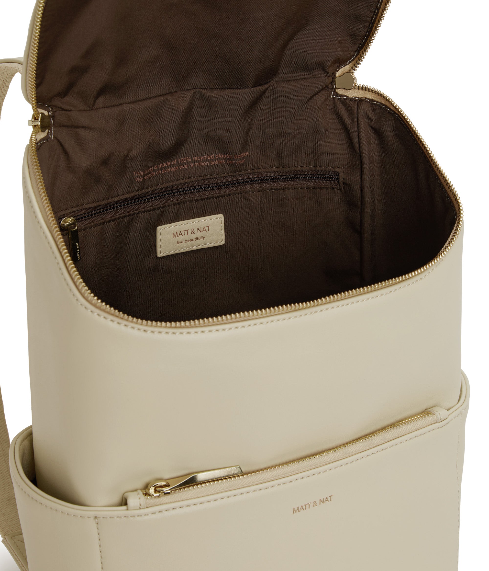 Matt & Nat Brave Loom Rucksack Schwarz 13" vegan