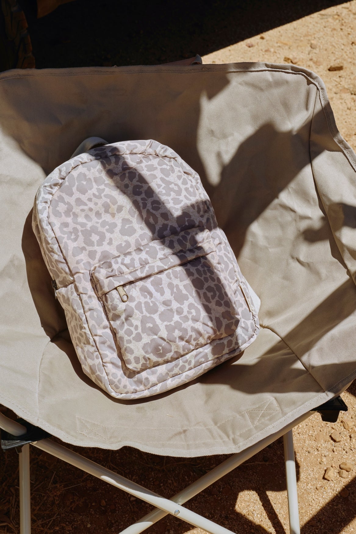 Studio Noos Puffy Midi Rucksack Beige Leopard