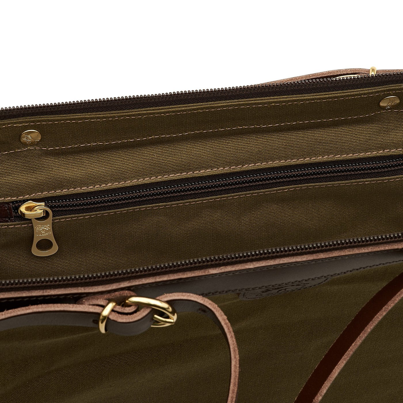 Il Bisonte Caramella Schultertasche grün