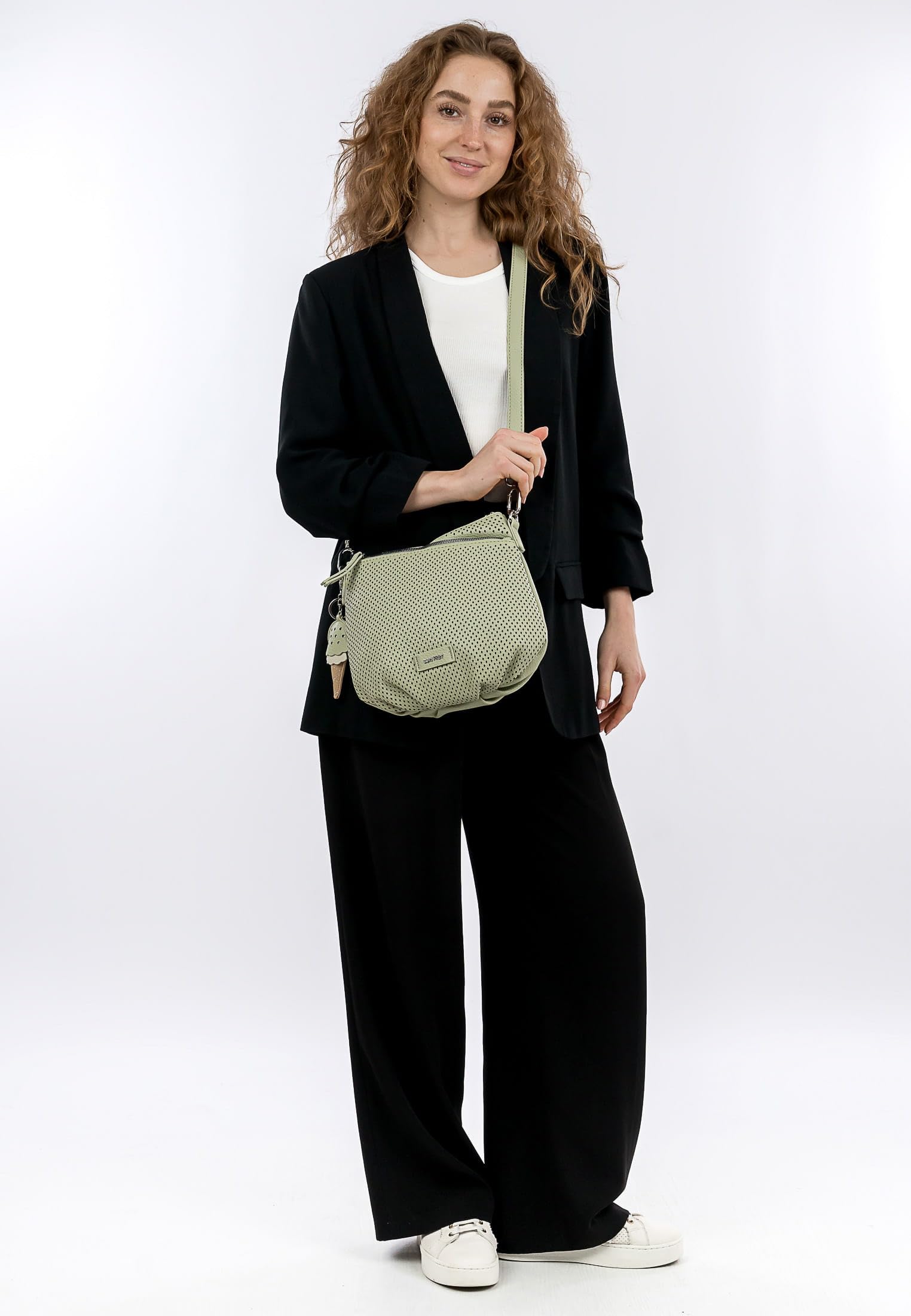 SURI FREY Cilly Crossover Bag Umhängetasche Pistachio 2-Fach