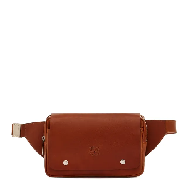 Il Bisonte Brolio Bauchtasche Vollleder Seppia