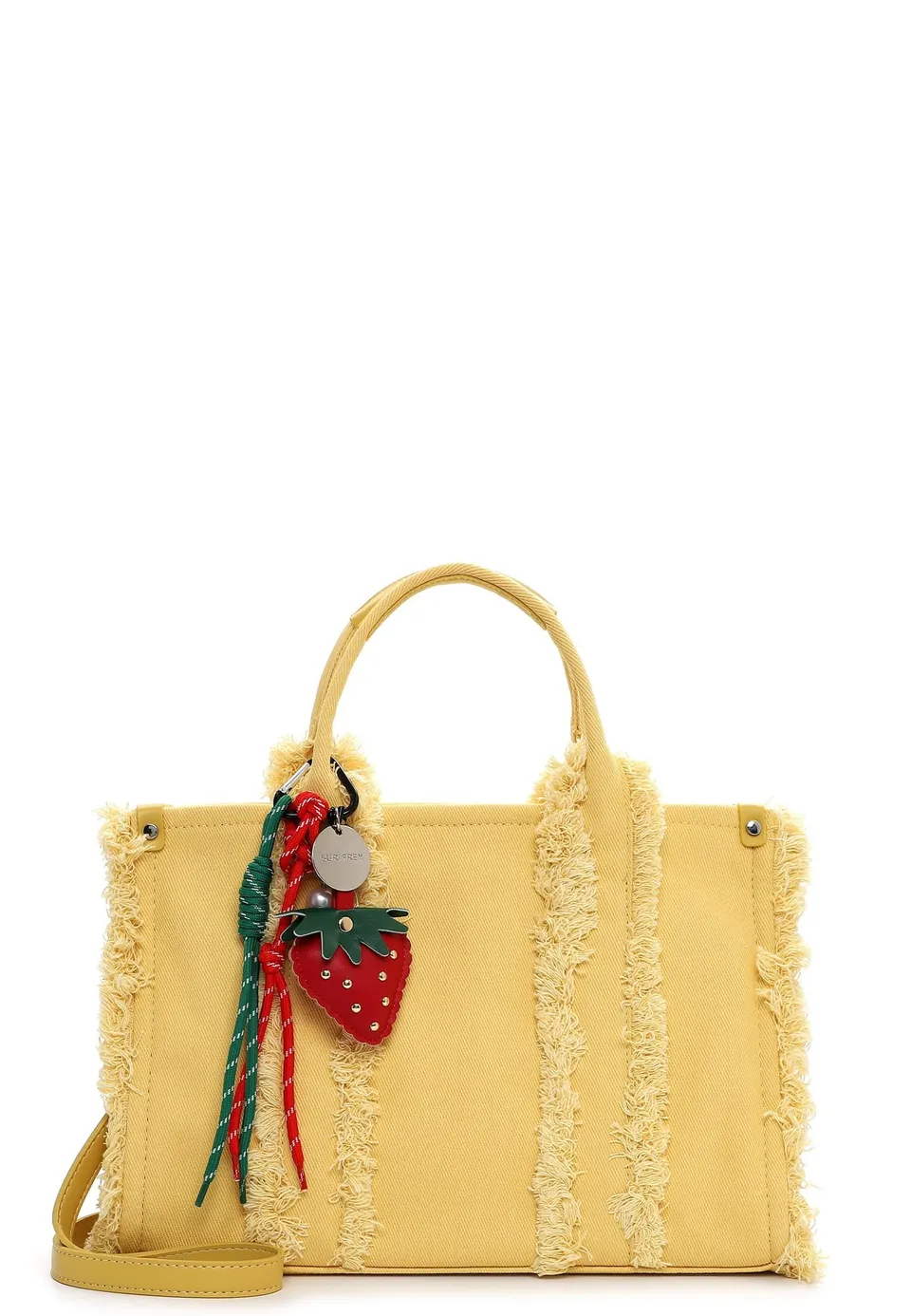 SURI FREY Kally 17191 Shopper gelb Fransen