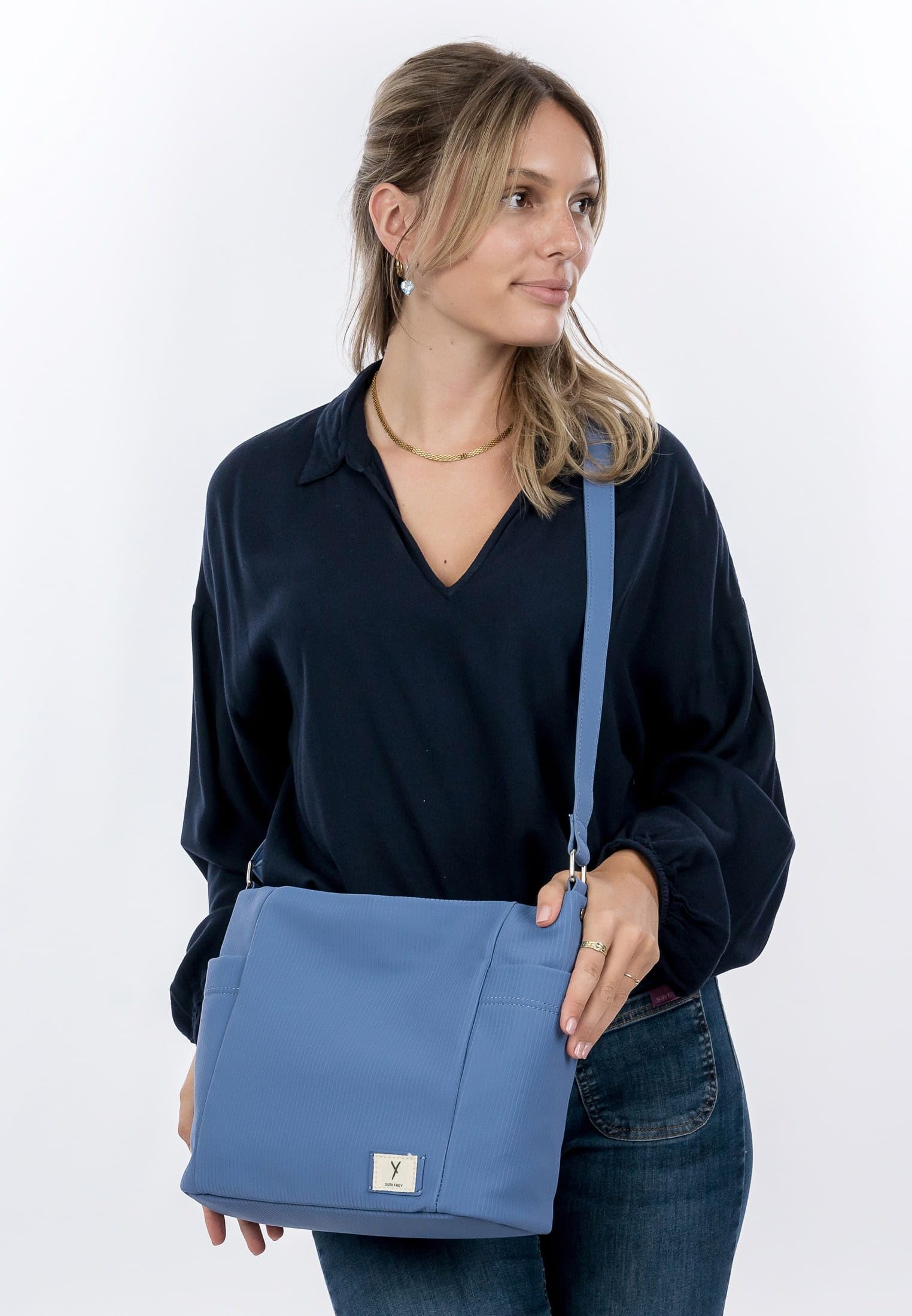 SURI FREY Ricky Crossbodybag M Umhängetasche Denim