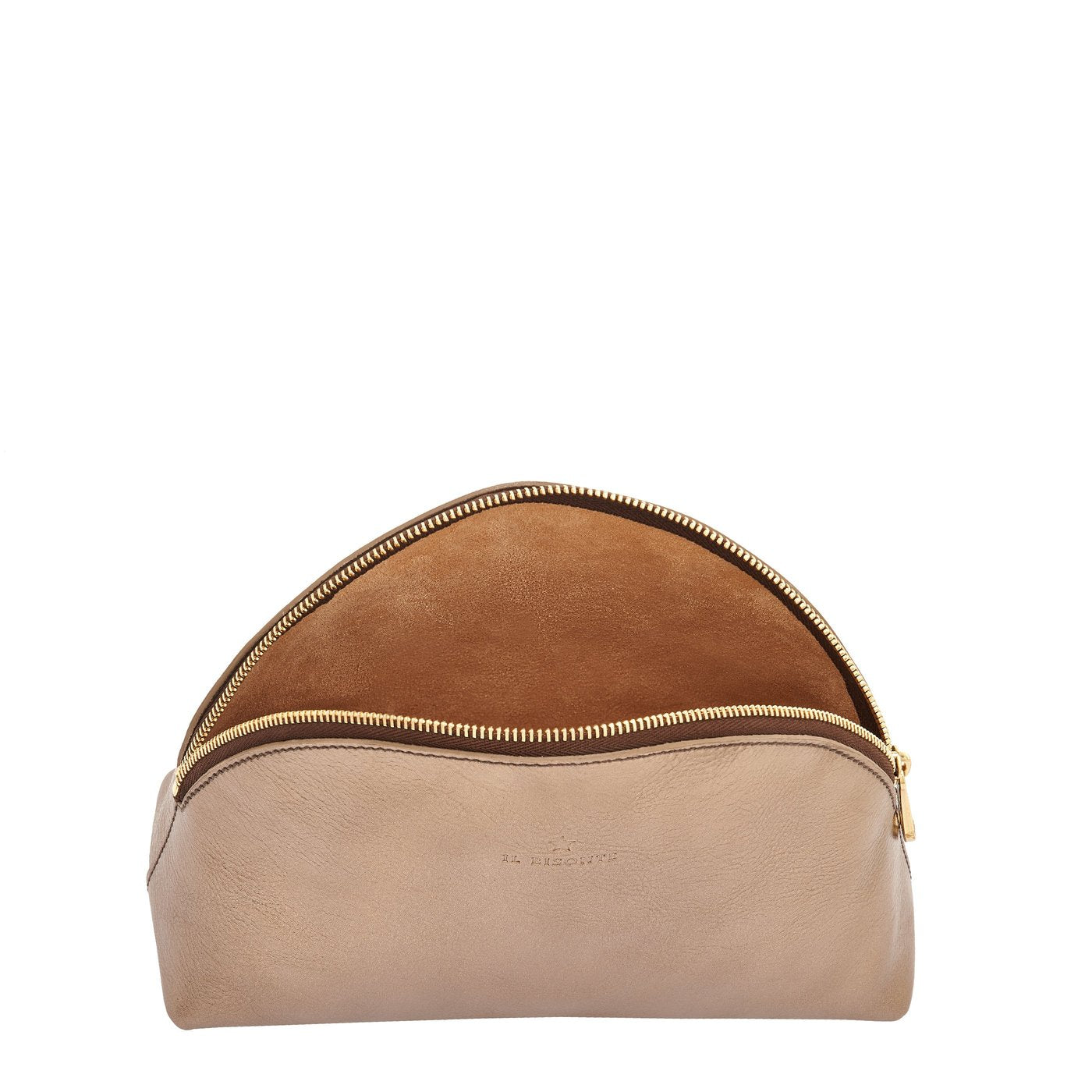 Il Bisonte Bigallo Leder-Pouch Bronze Metallic