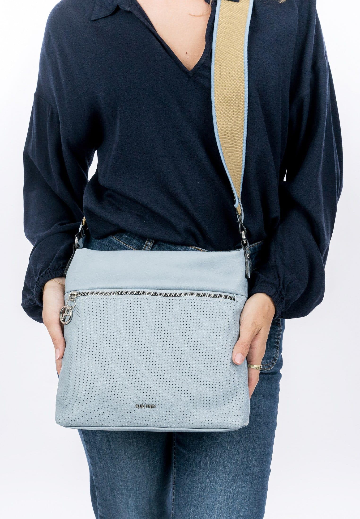 SURI FREY Patsy Crossover Umhängetasche Crystal Blue