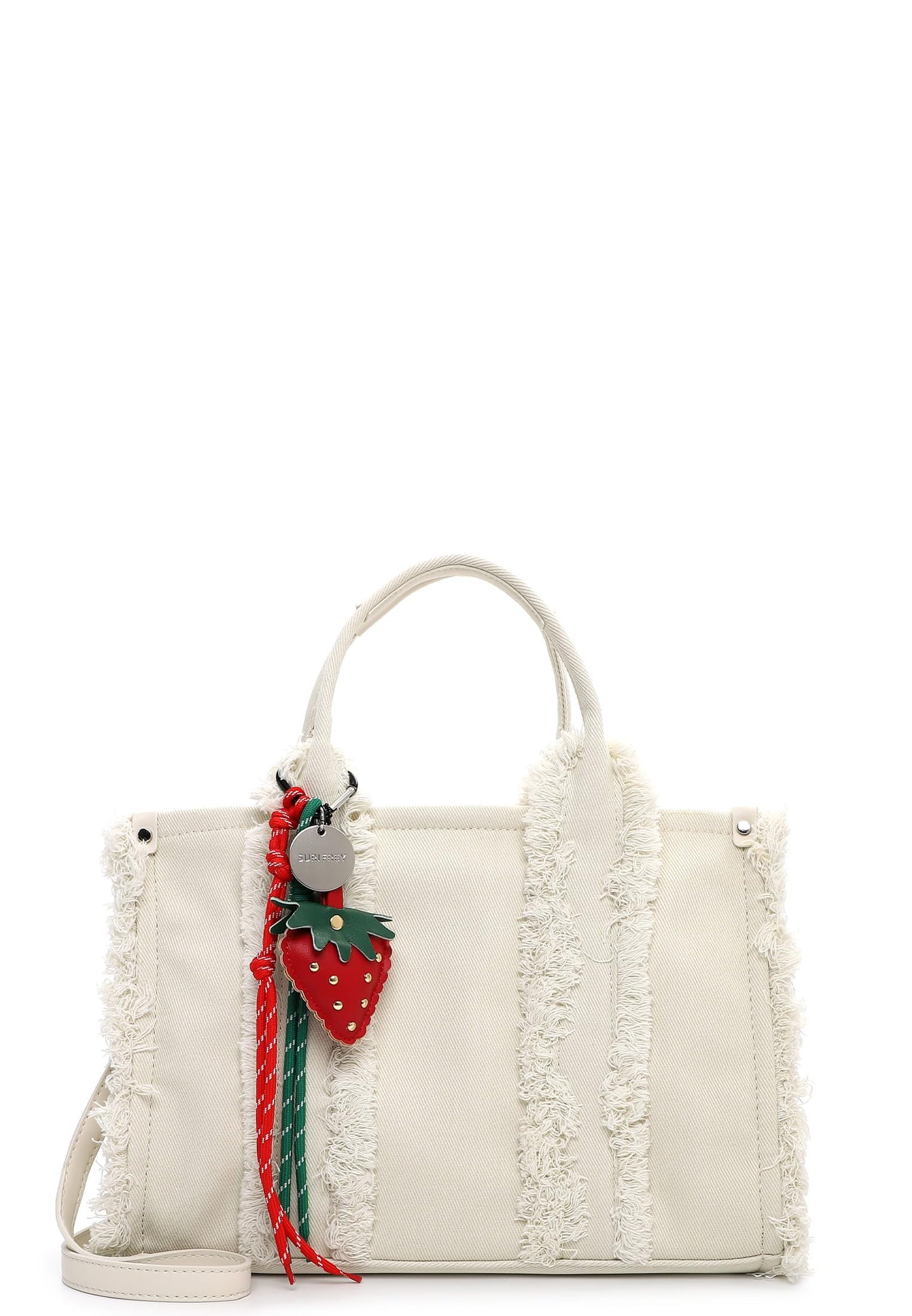 SURI FREY Kally 17191 Shopper gelb Fransen