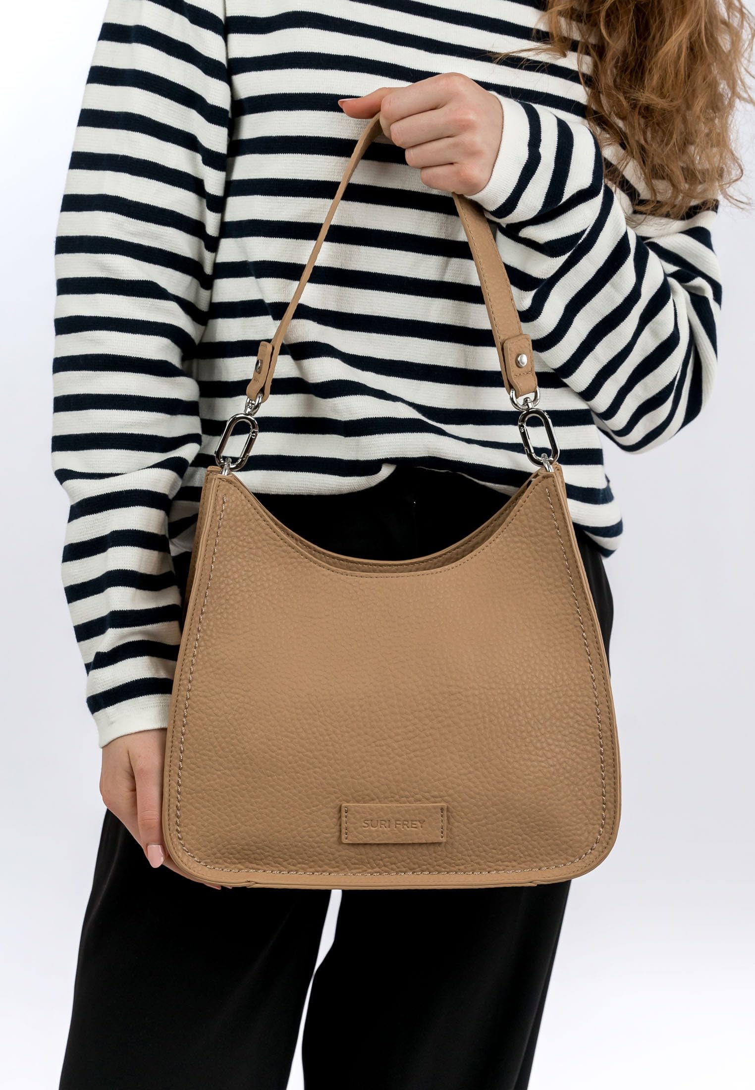SURI FREY Berly Hand Bag Handtasche Sand beige 29cm
