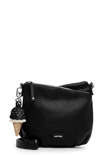 SURI FREY Cilly Crossover Bag Umhängetasche schwarz 2-Fach