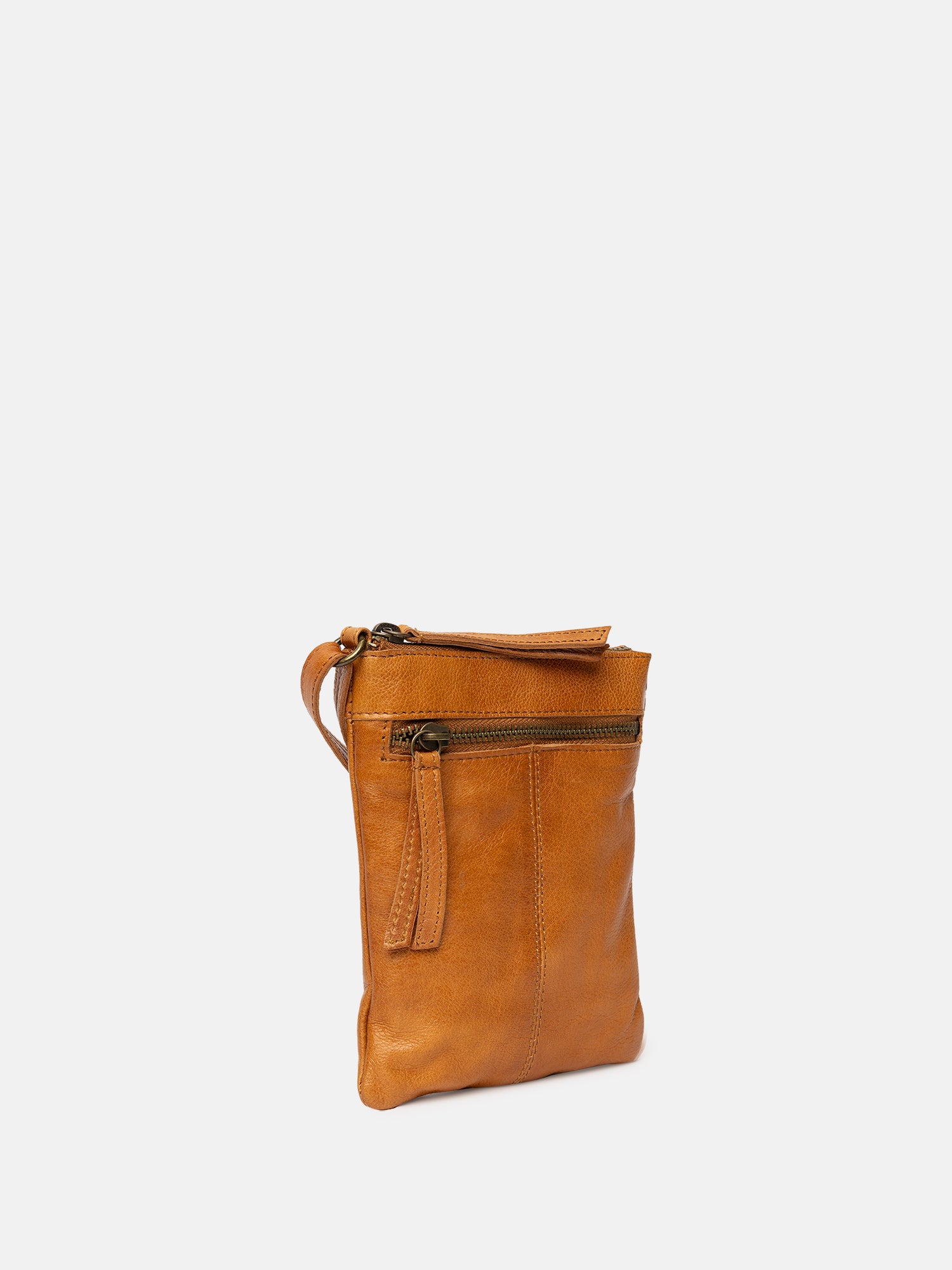 RE:DESIGNED Oulu Urban Handytasche Burned Tan Leder