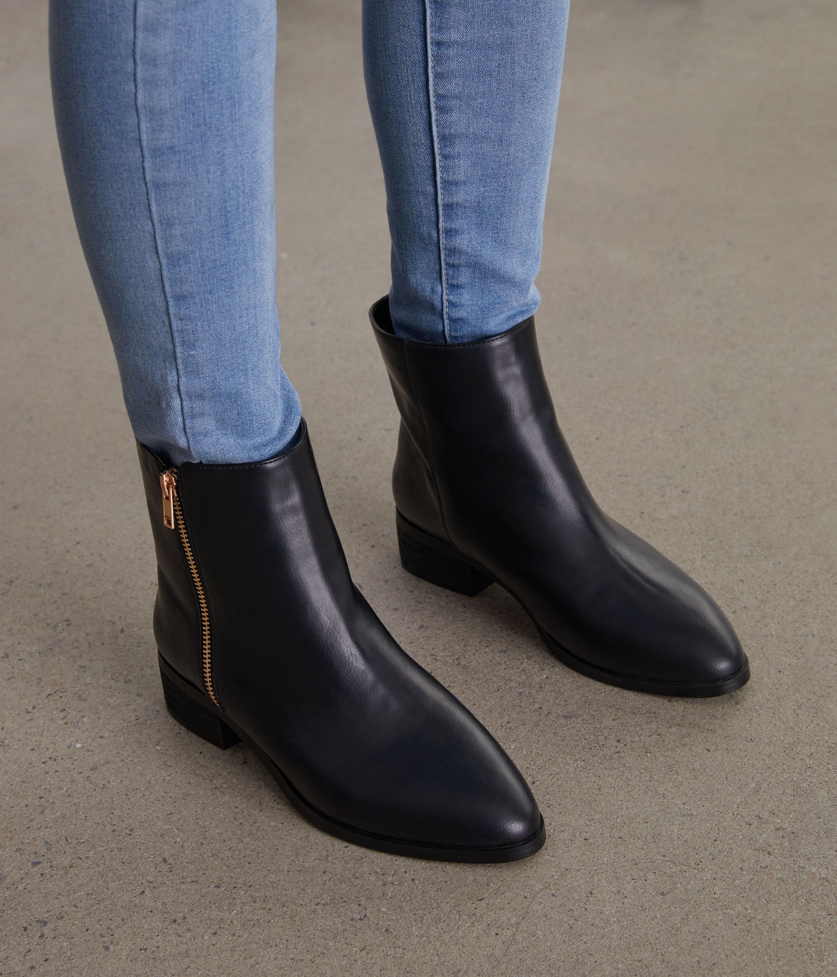 Matt & Nat Liman Stiefelette Schwarz vegan Gr. 38