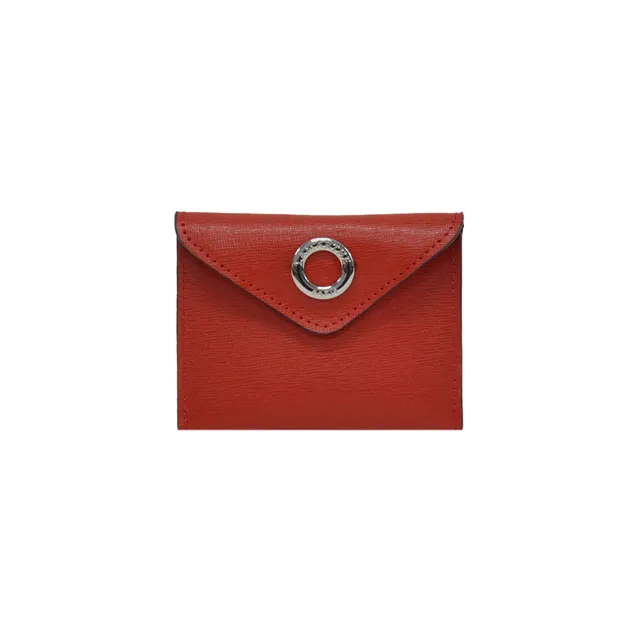 Lamarthe Passion Clutch Rot Leder 11 cm Abendtasche
