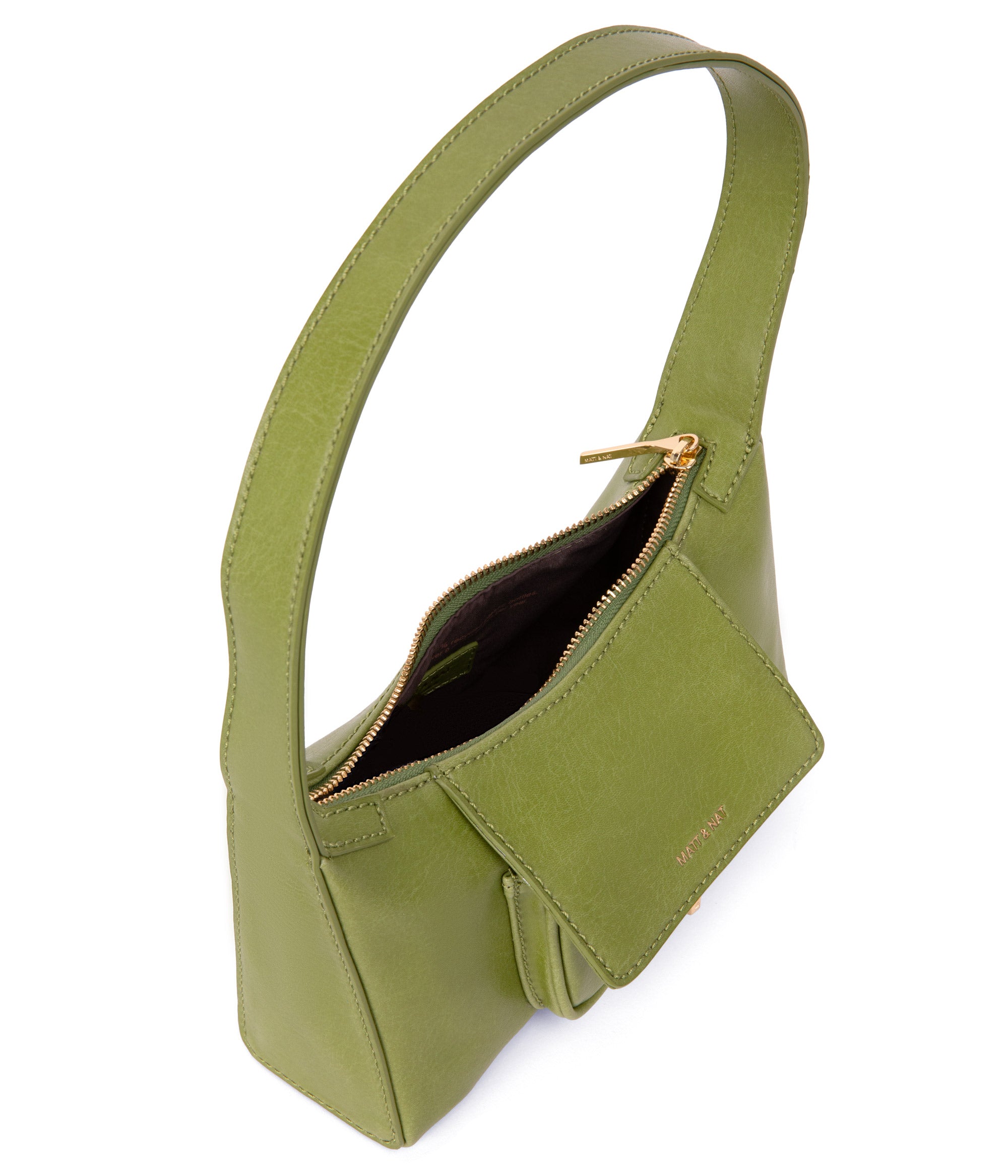 Matt & Nat Loti Vintage Schultertasche Schwarz vegan