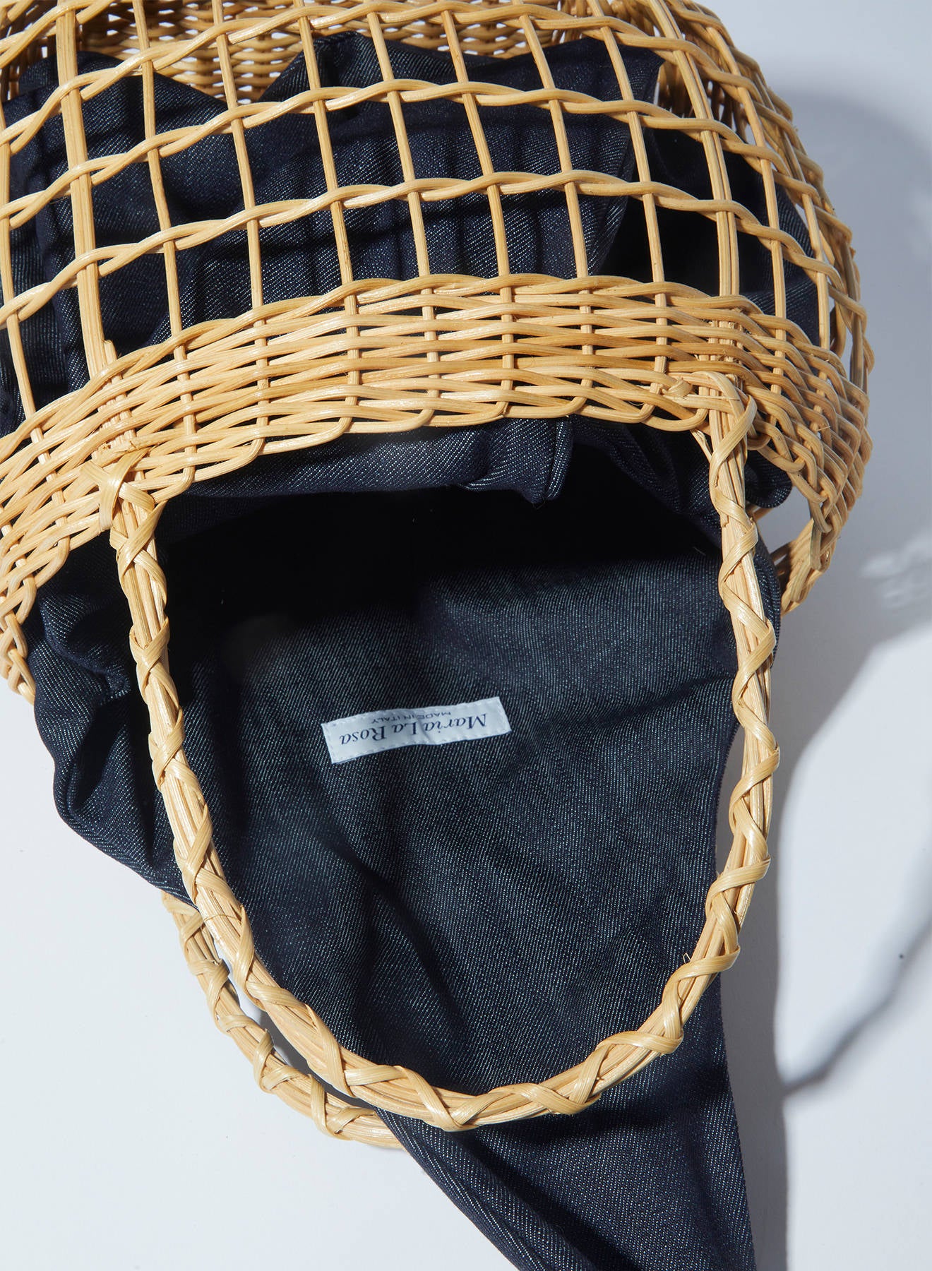 Maria la Rosa Wapiti Basket Korbtasche Natur Stroh
