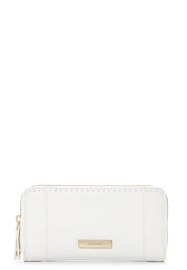 SURI FREY Ginny Geldbörse Weiß 19,5cm Zipper
