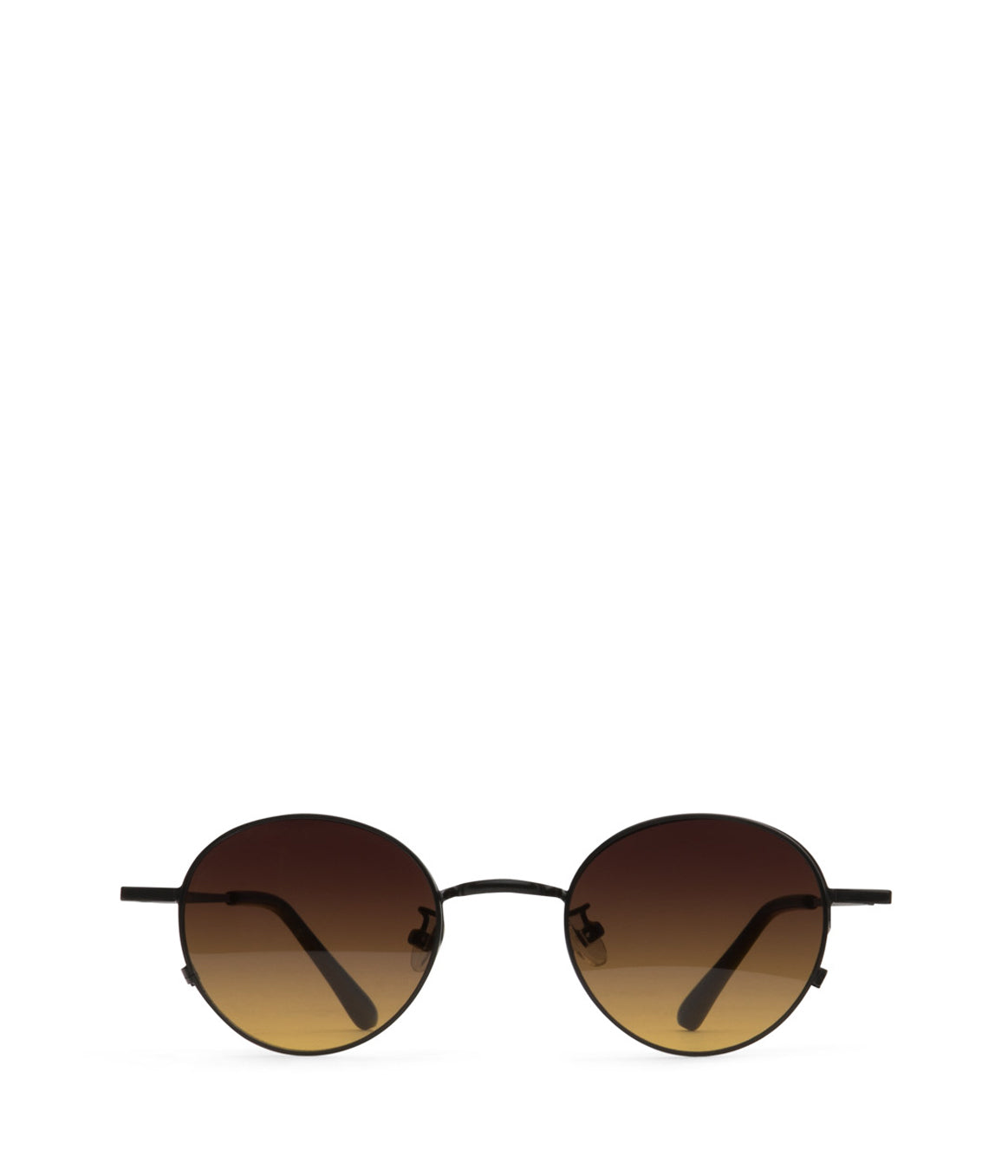 Matt & Nat EDDON Sonnenbrille Klein Rund Schwarz Polarisiert