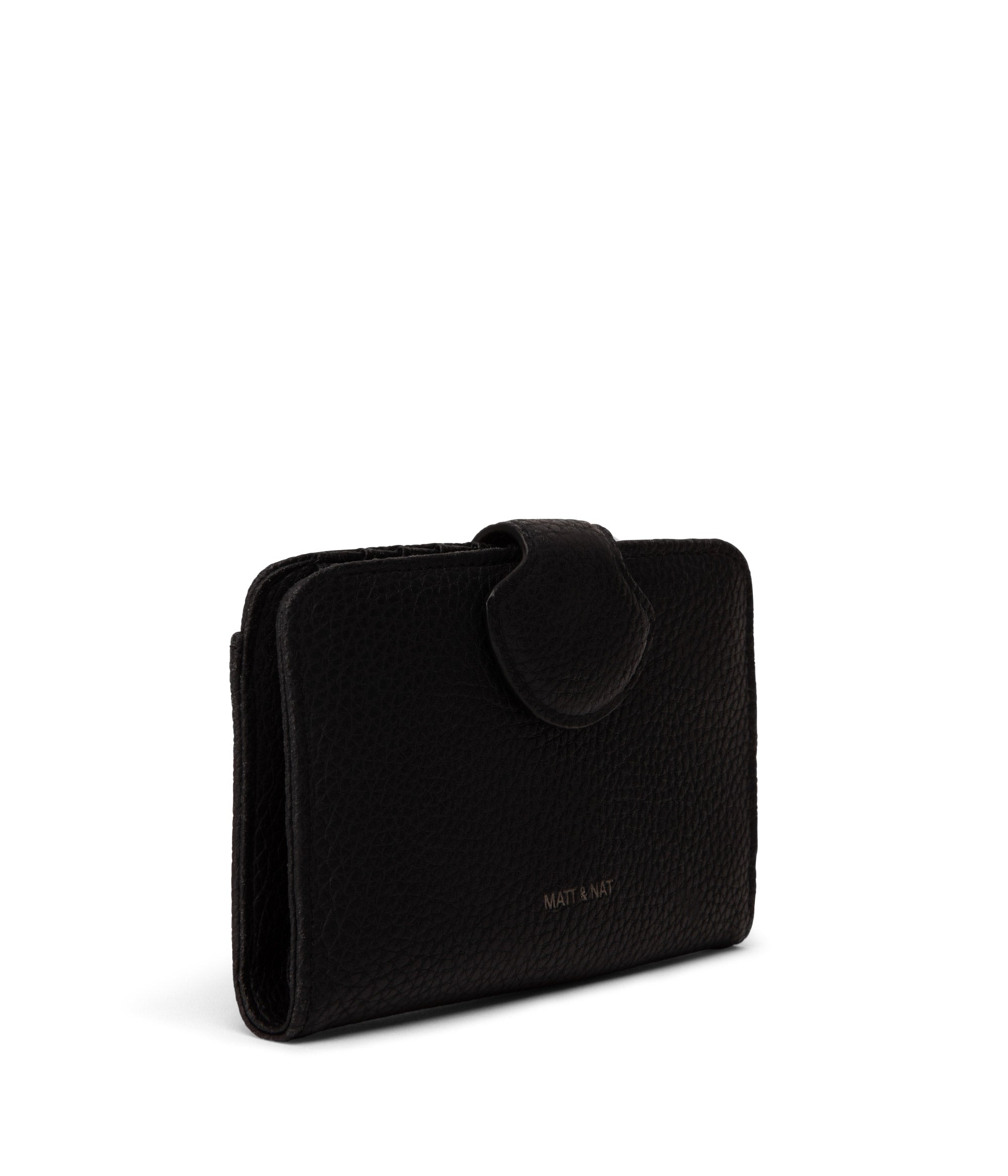 Matt & Nat Float SM Geldbörse Purity schwarz vegan