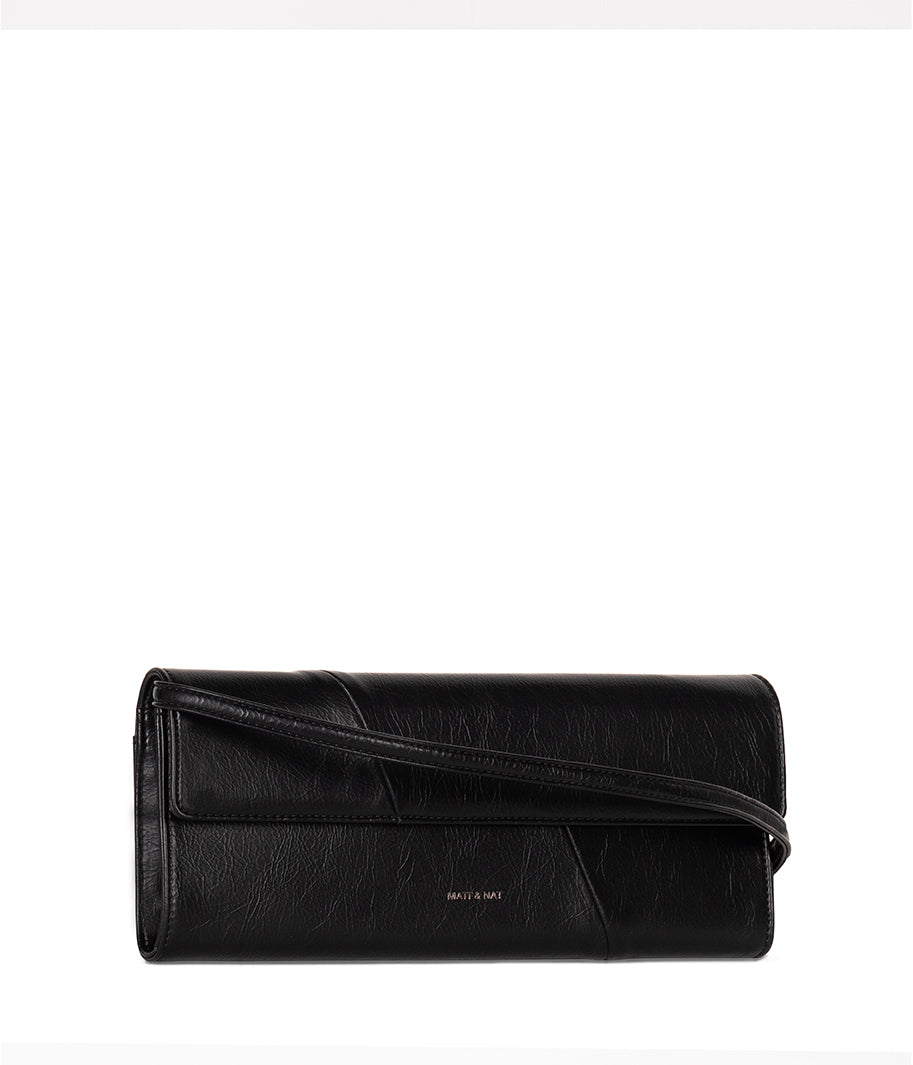 Matt & Nat Edia Clutch Schwarz vegan