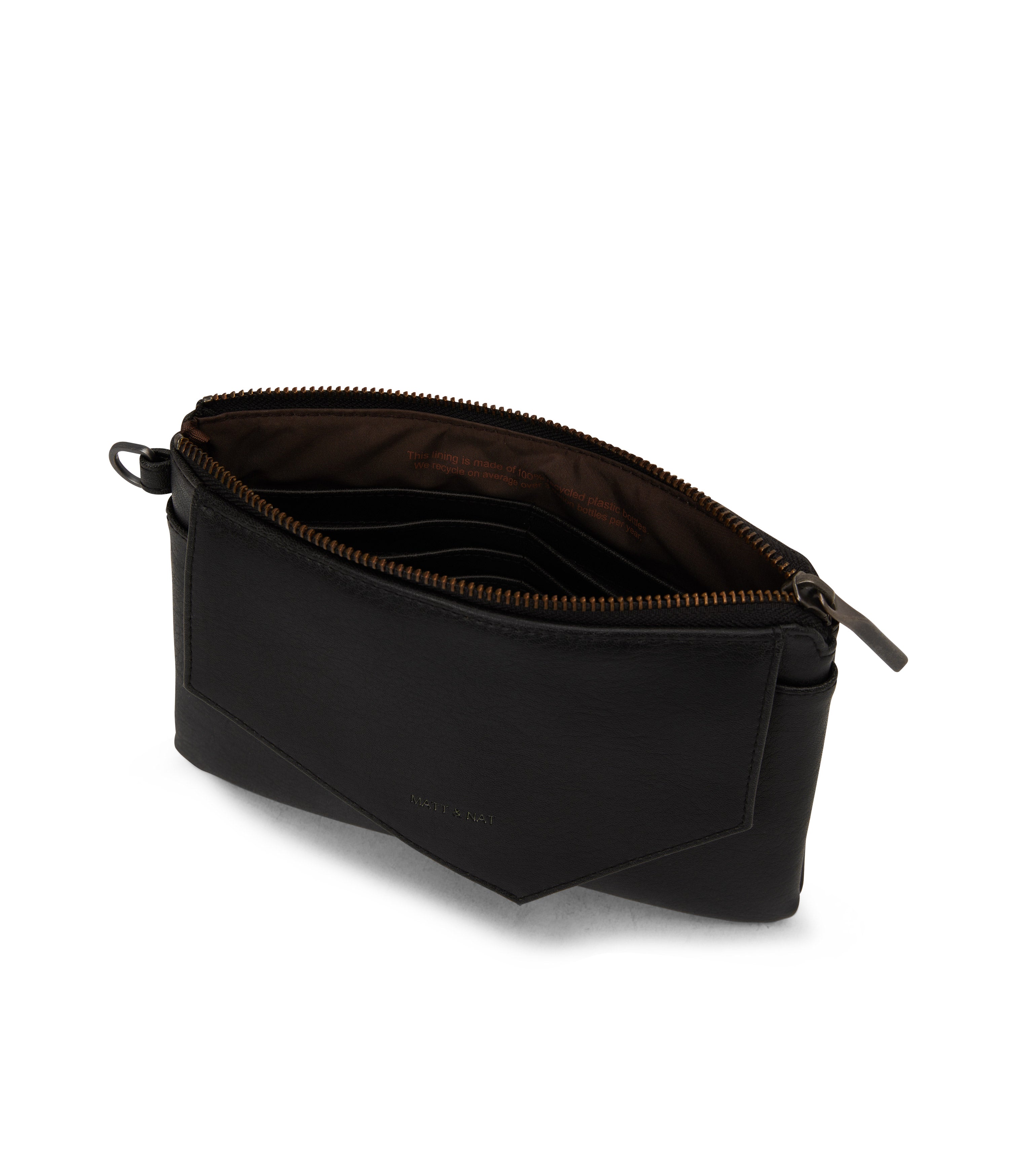 Matt & Nat Vintage Nia Geldbörse Schwarz vegan