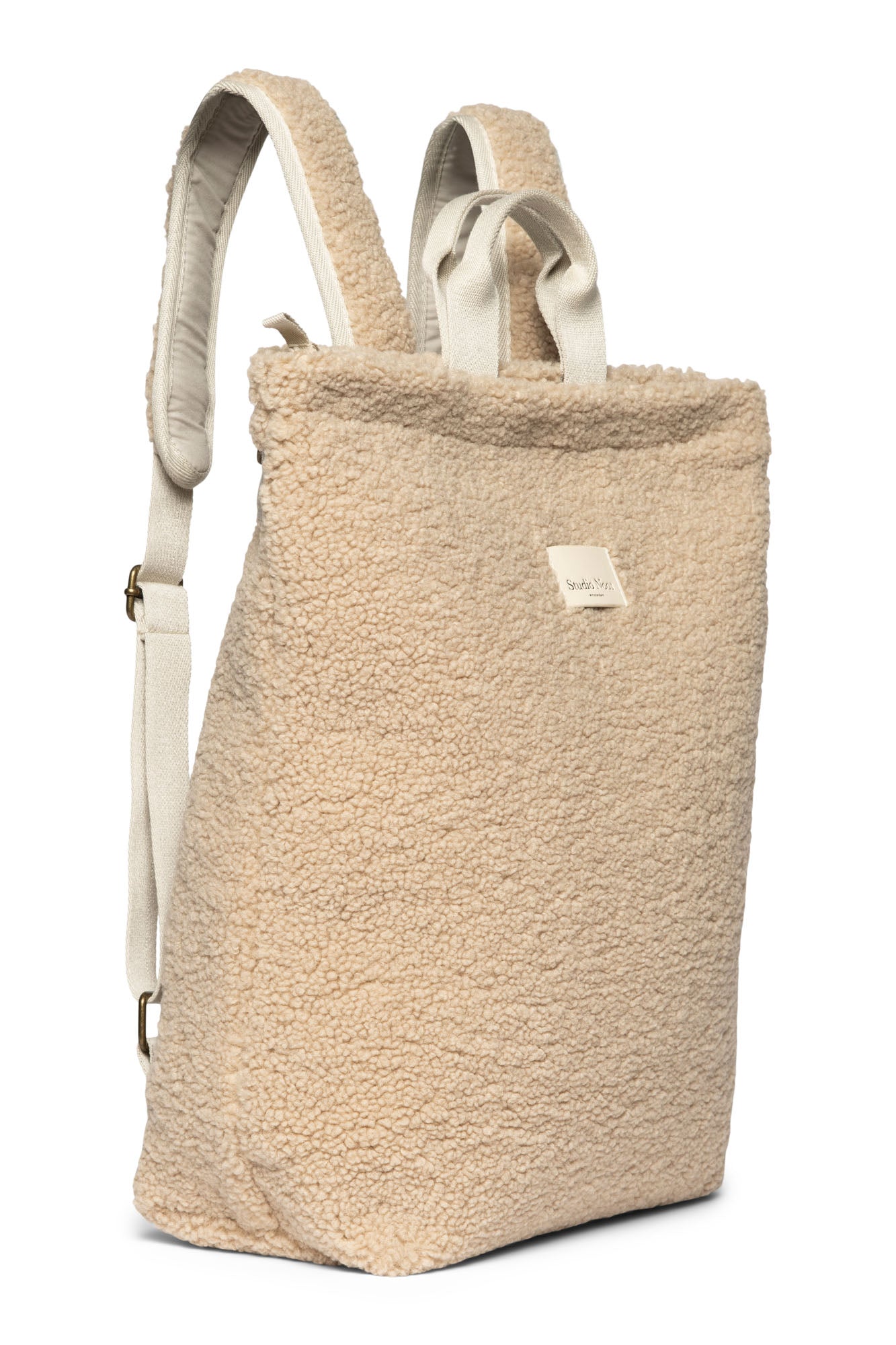 Studio Noos Teddy Rucksack Ecru Erwachsene